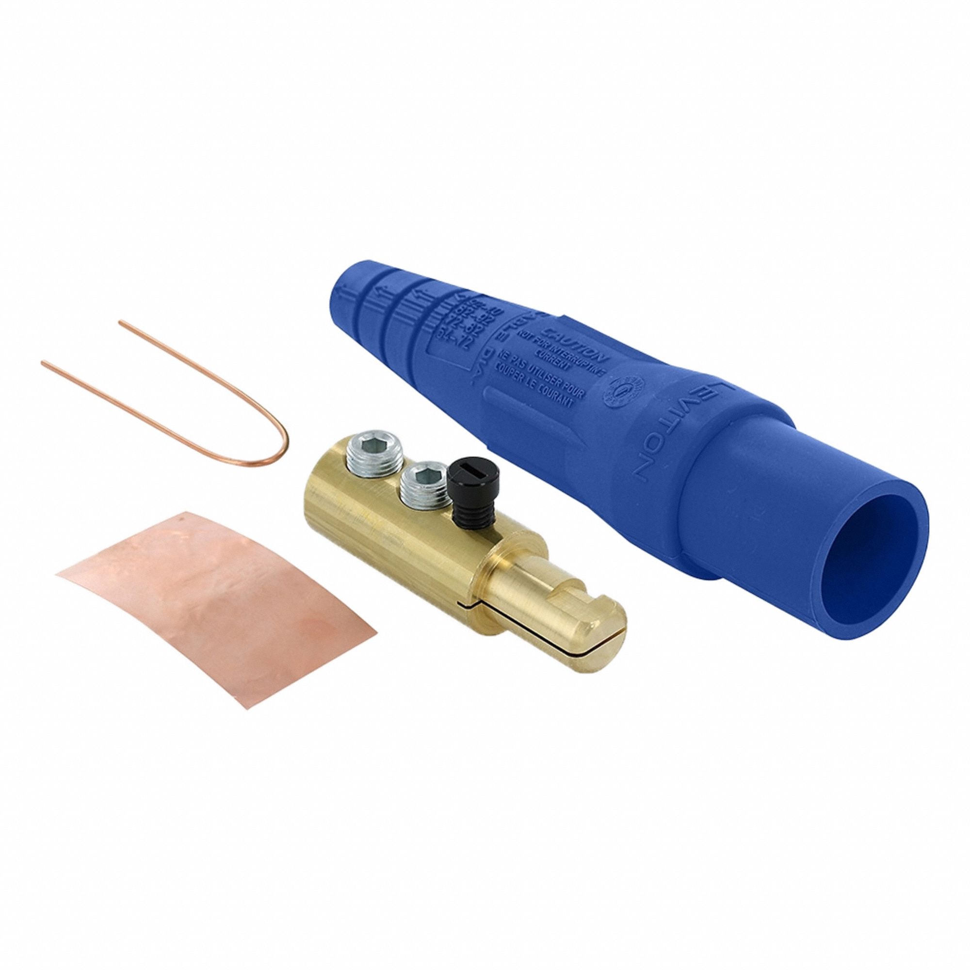 Cam-Type Male Plug 16 Series Blu