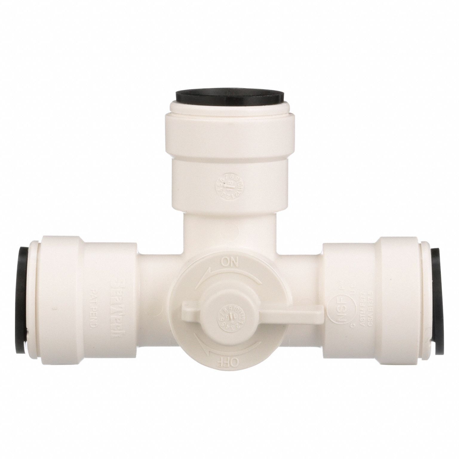 Manual 3-Way Ball Valve, 1/2", PSU