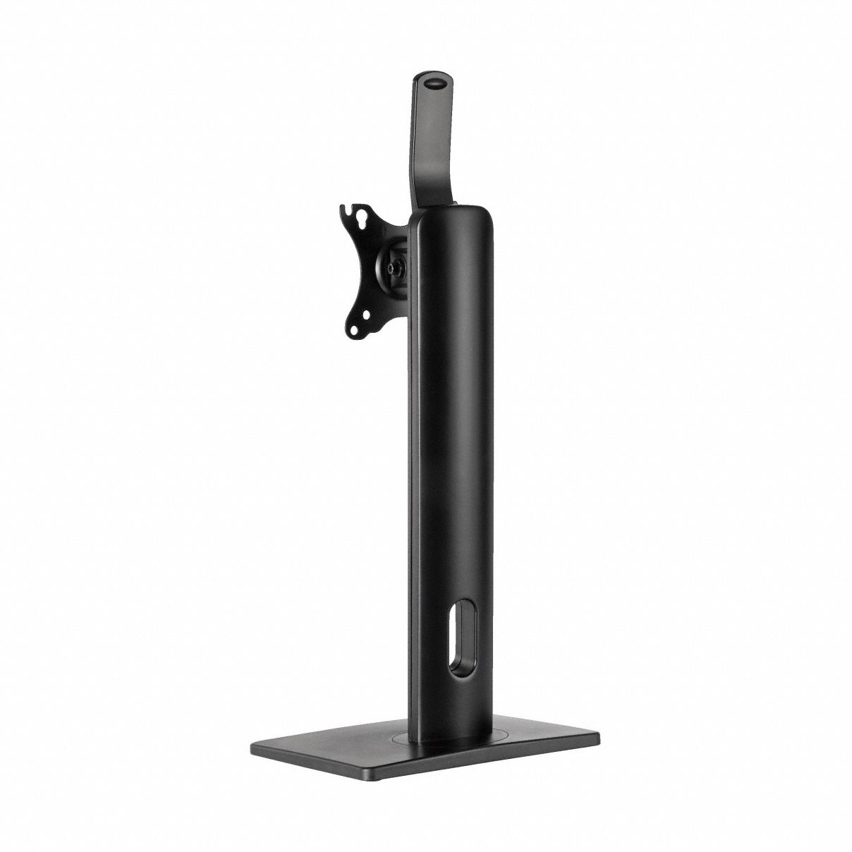 Display Mount: Black, Steel, Stand Mount, 15 lb Wt Capacity