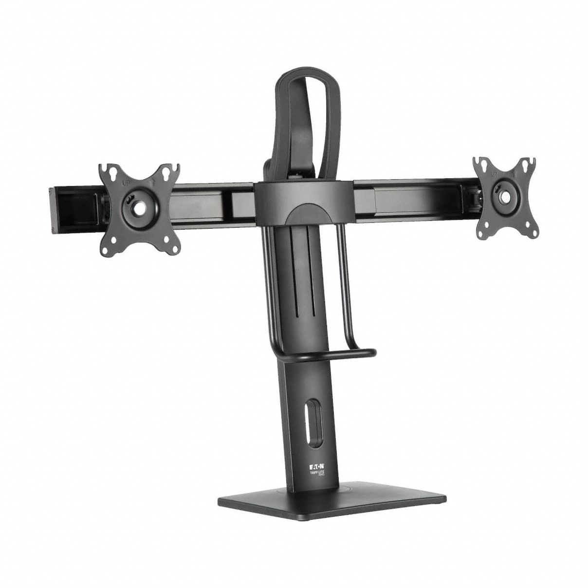 Display Mount: Black, Steel, Stand Mount, 13 lb Wt Capacity