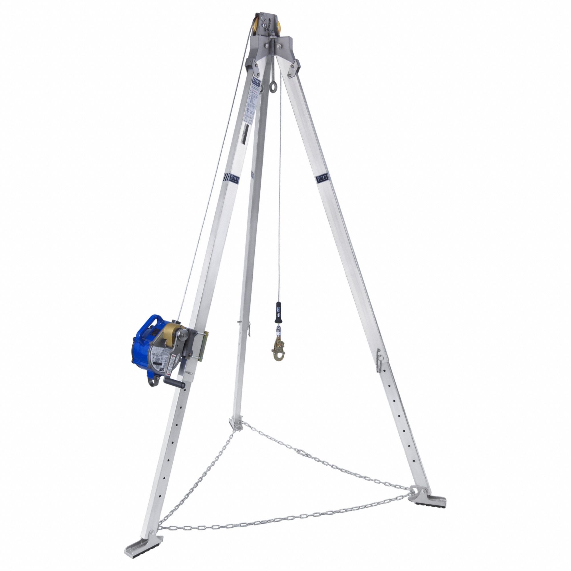 Confined Space Aluminium Tripod Silver