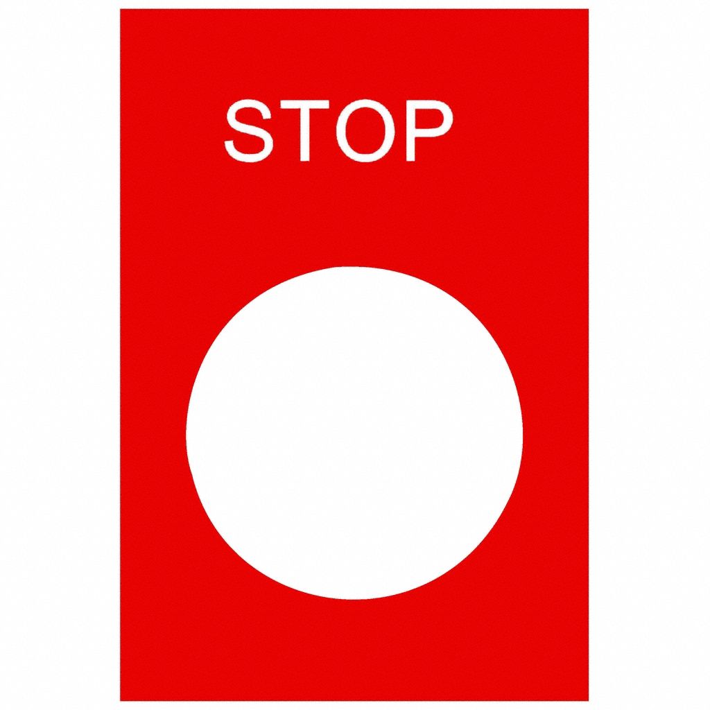 PLAQUE LEGENDE,30X40MM ROUGE P A P