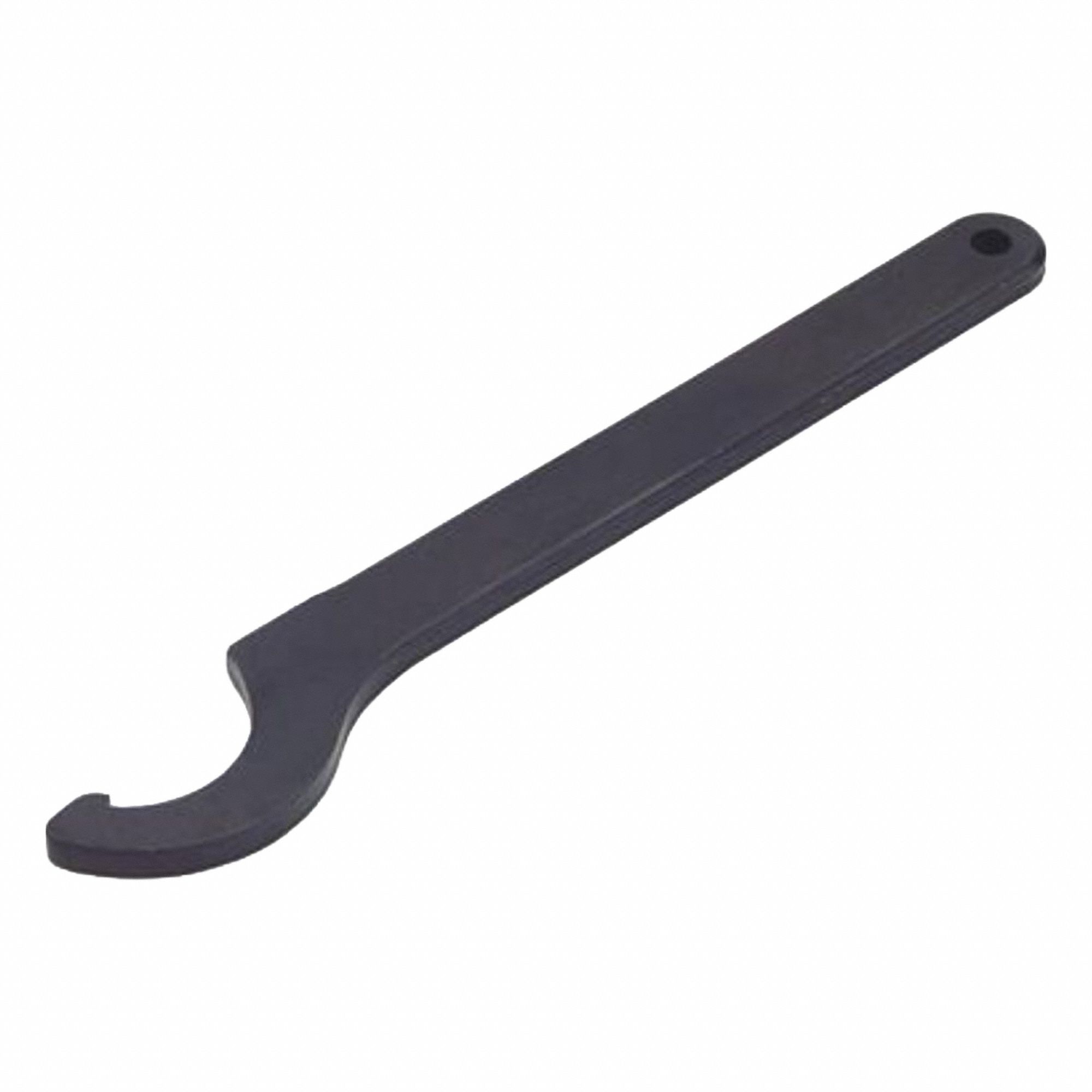 JW WINCO Spanner Wrench: 16 mm to 20 mm, 110 mm Overall Lg, 3 mm Hook Thick, 1.5 mm Hook Dp (MPN A54593). Key specifications — attr309823: 16 mm to 20 mm; attr324942: JW WINCO.