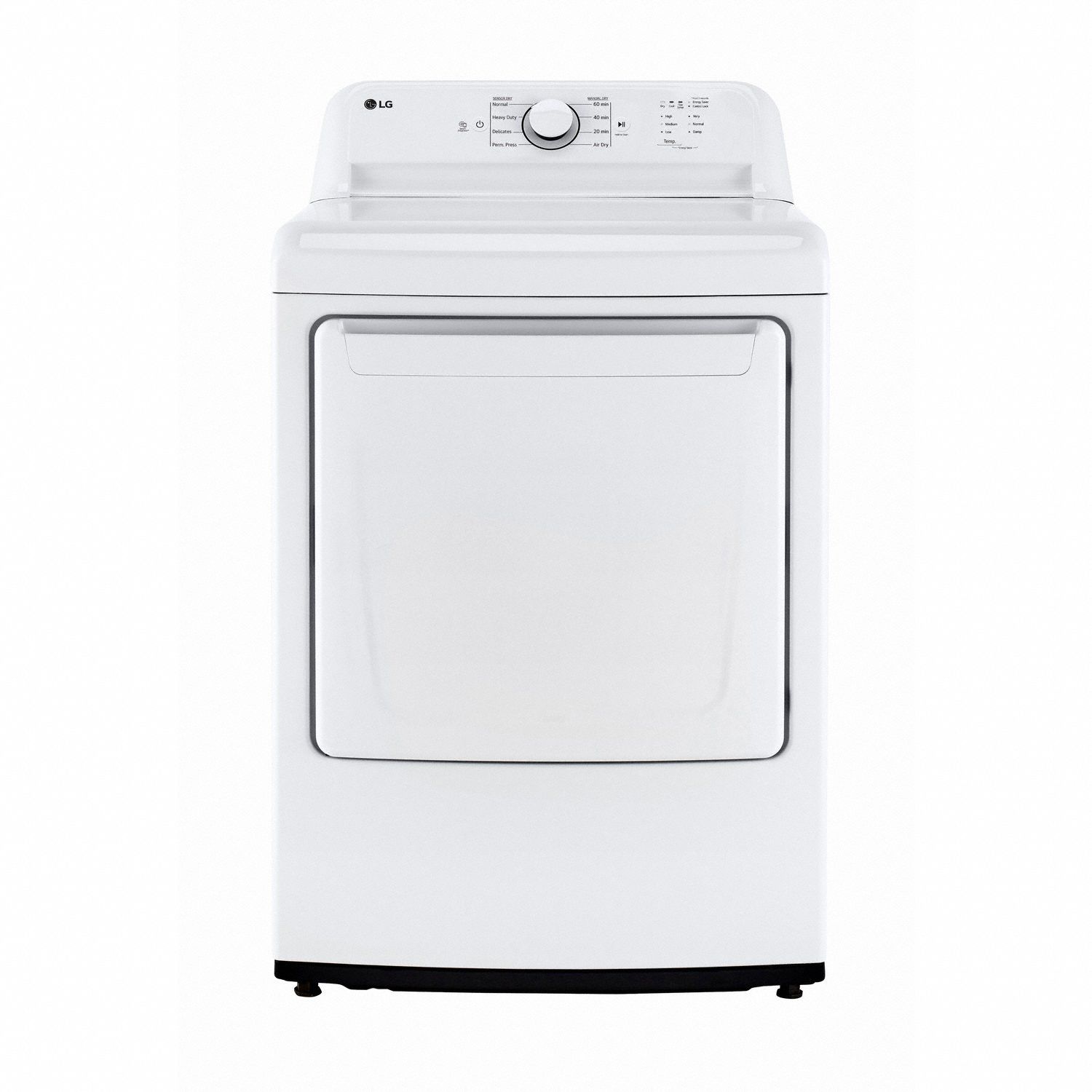Dryer: Gas, White, 7.3 cu ft Capacity, Energy Star Certified
