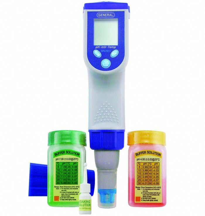 Pocket Multiparameter Meter Kit: ORP/pH/Temp, 0 pH to 14 pH, -1, 000 mV to 1, 000 mV
