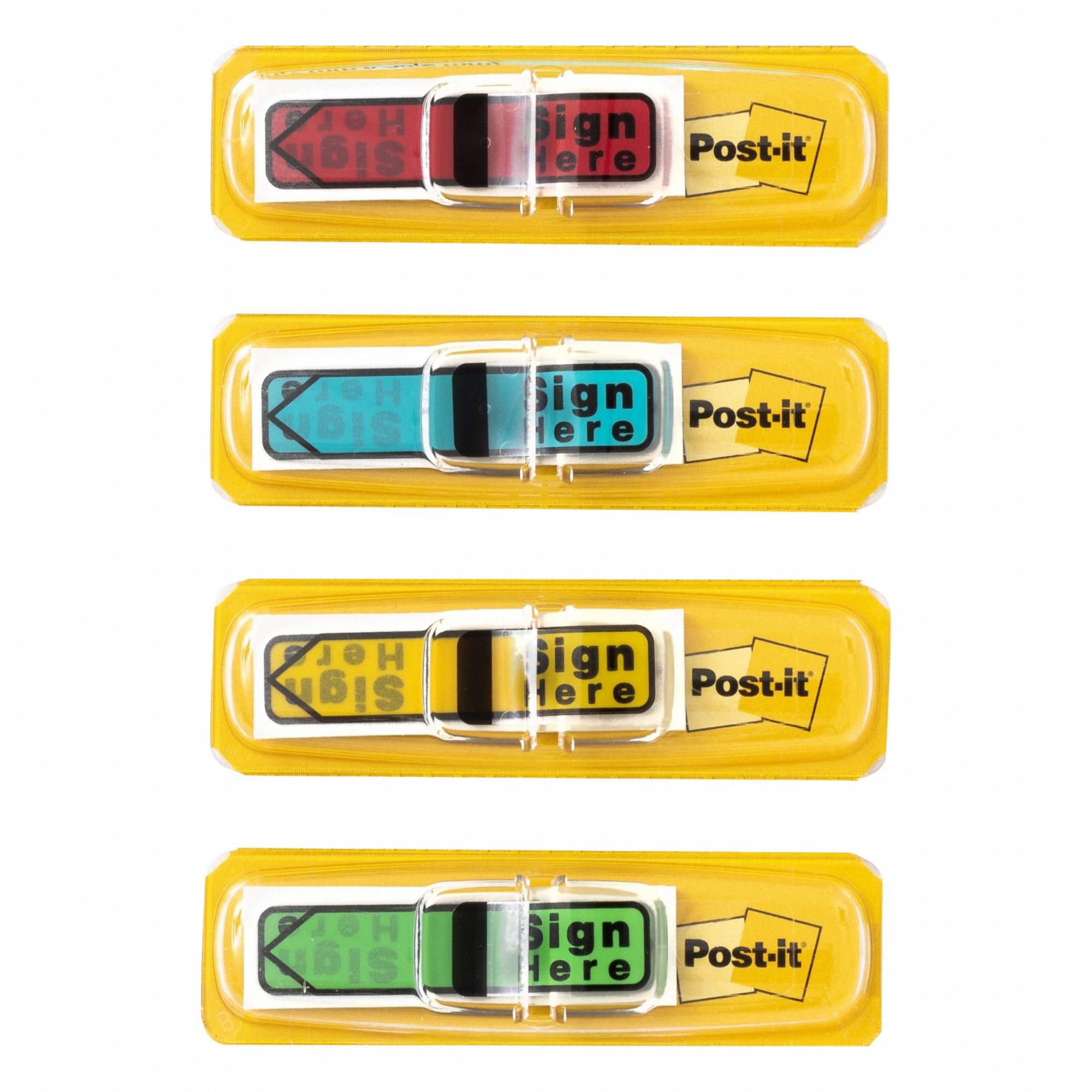 Sticky Flags: Assorted Primary, 30 Sheets per Pad, 120 Pads per Pack, 4 PK