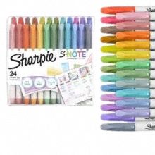Creative Marker: Chisel, Capped, Std, Non-Washable, Non-Toxic, 24 per Pack, Assorted