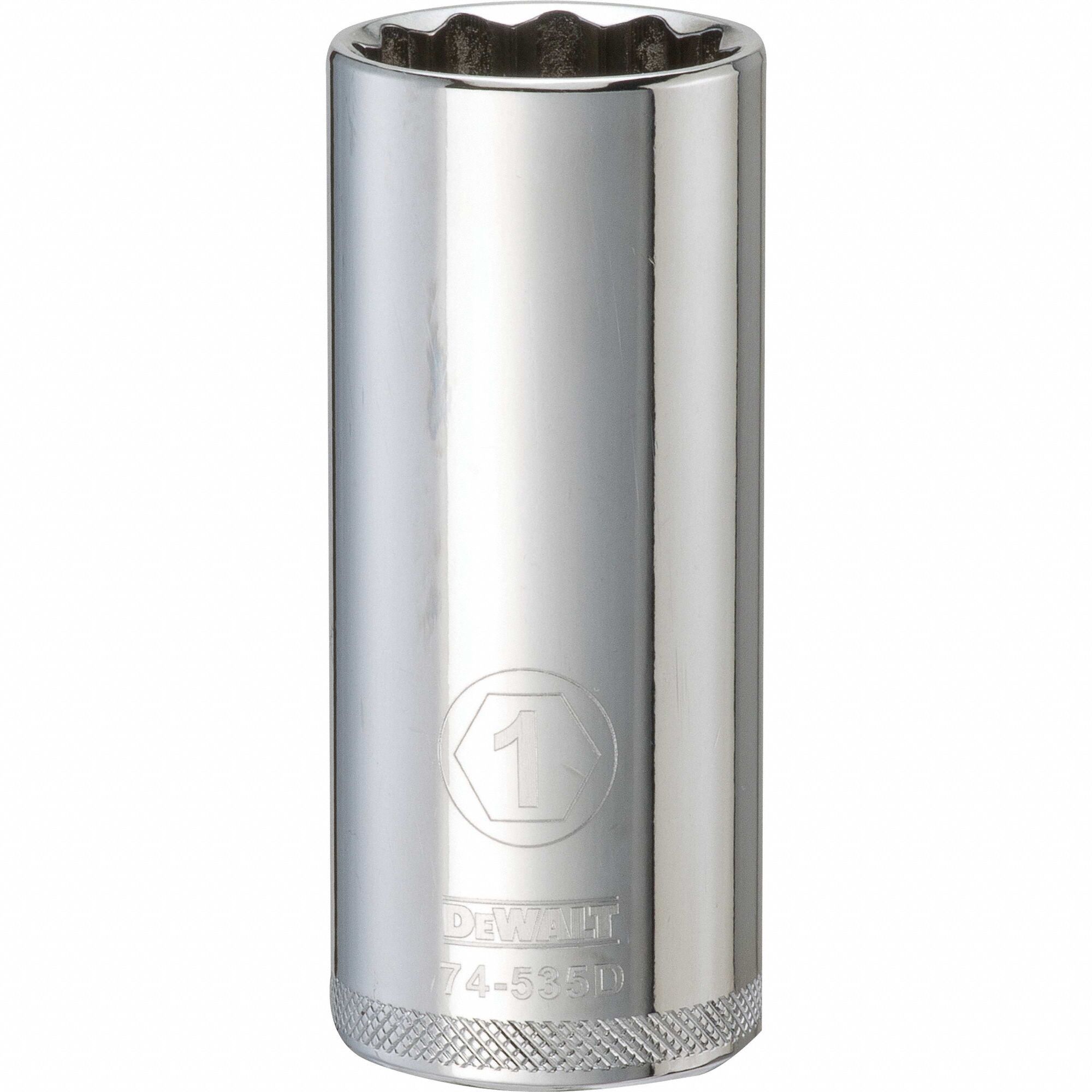 Deep Socket 12 Pt 1/2in 1in SAE