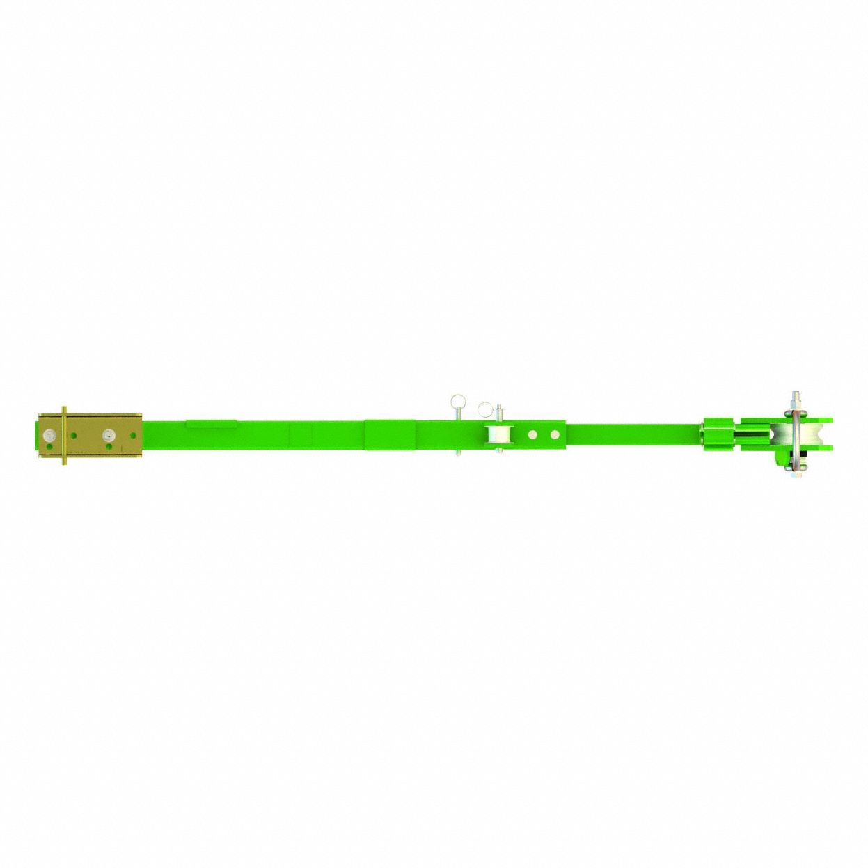 Extendable Pole Hoist Aluminum Green