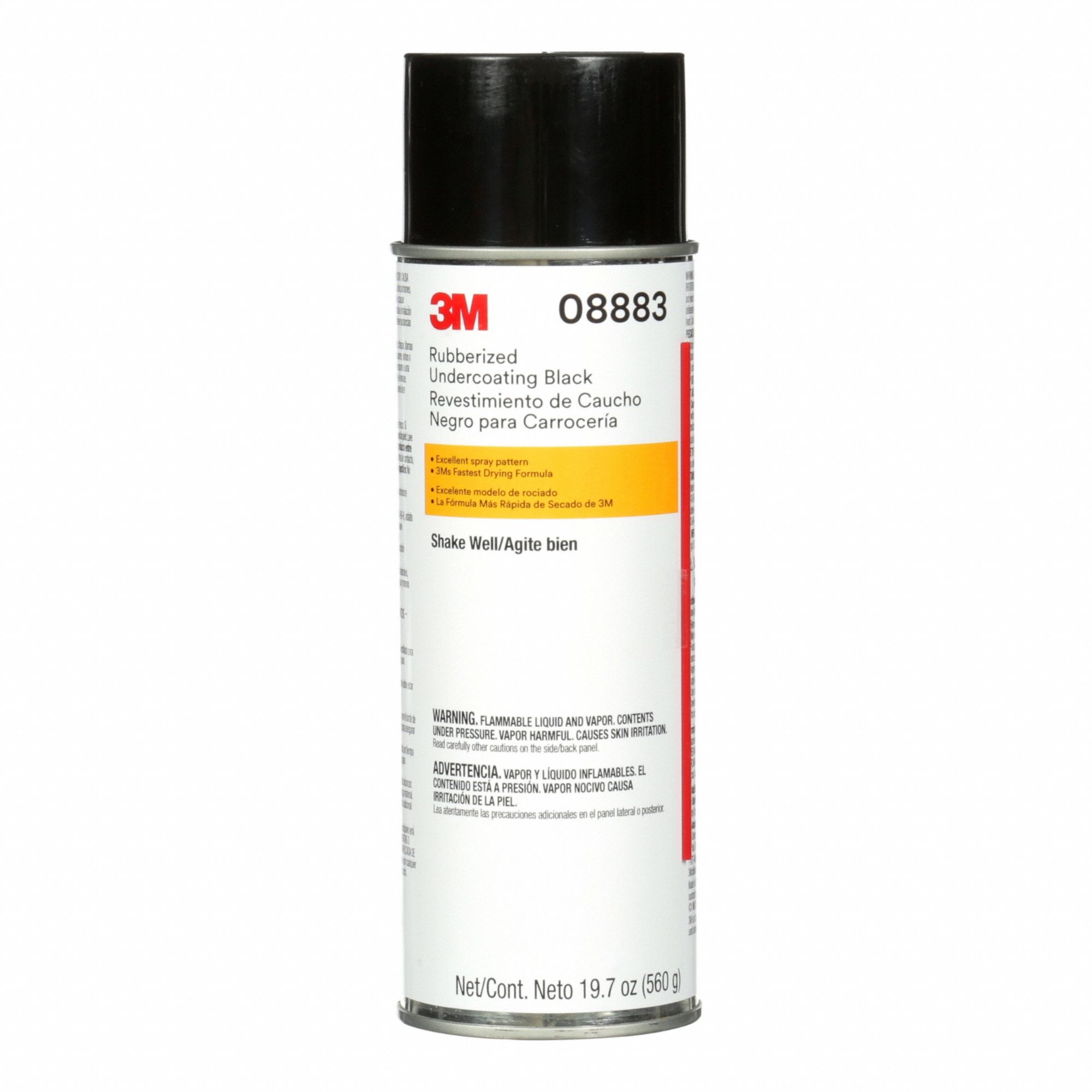 Rubberized Undercoating: Black, Solvent, Undercarriage of vehicle, Black