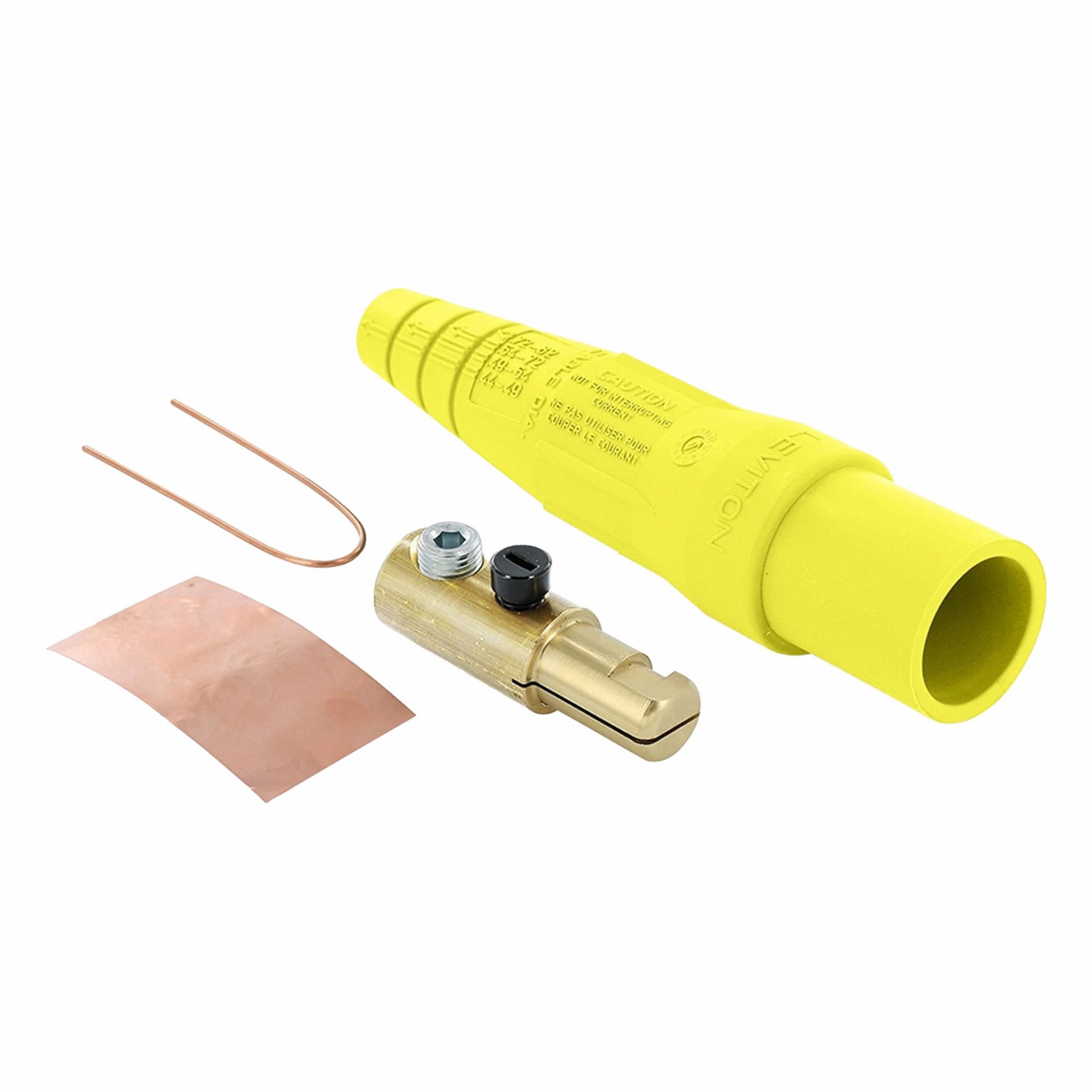 Male Plug: Male Plug, 300 A, Yellow