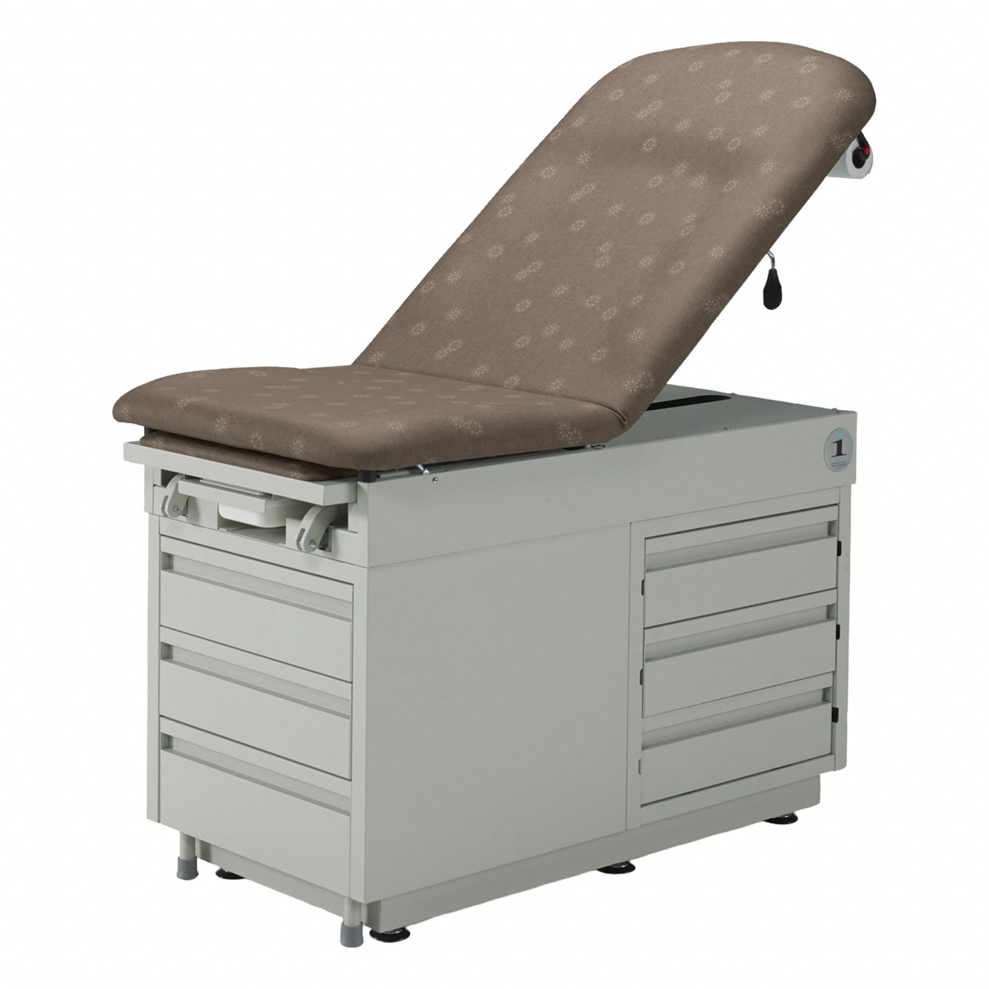 Exam Table: 32 in 52 in 27 in, 32 in Overall Ht, 27 in Overall Wd, 52 in Overall Lg, Steel