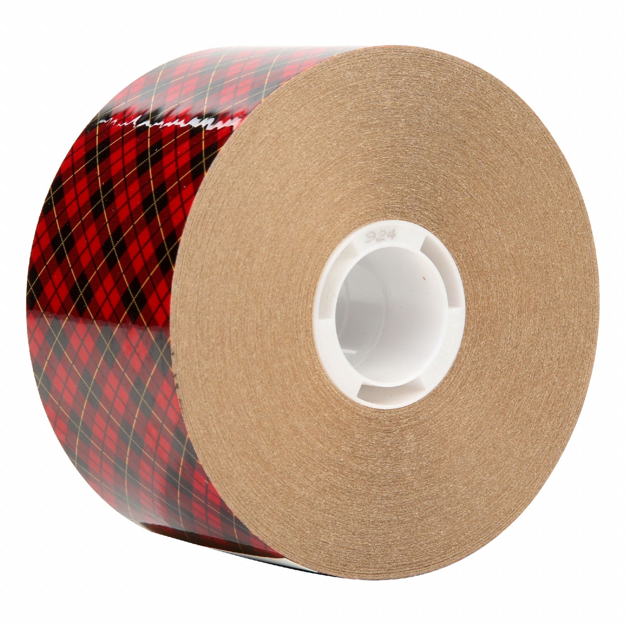 Transfer Tape: 2 in Wd, 60 yd Lg, 2 mil Thick, Kraft Paper, Acrylic, Transparent, 24 PK