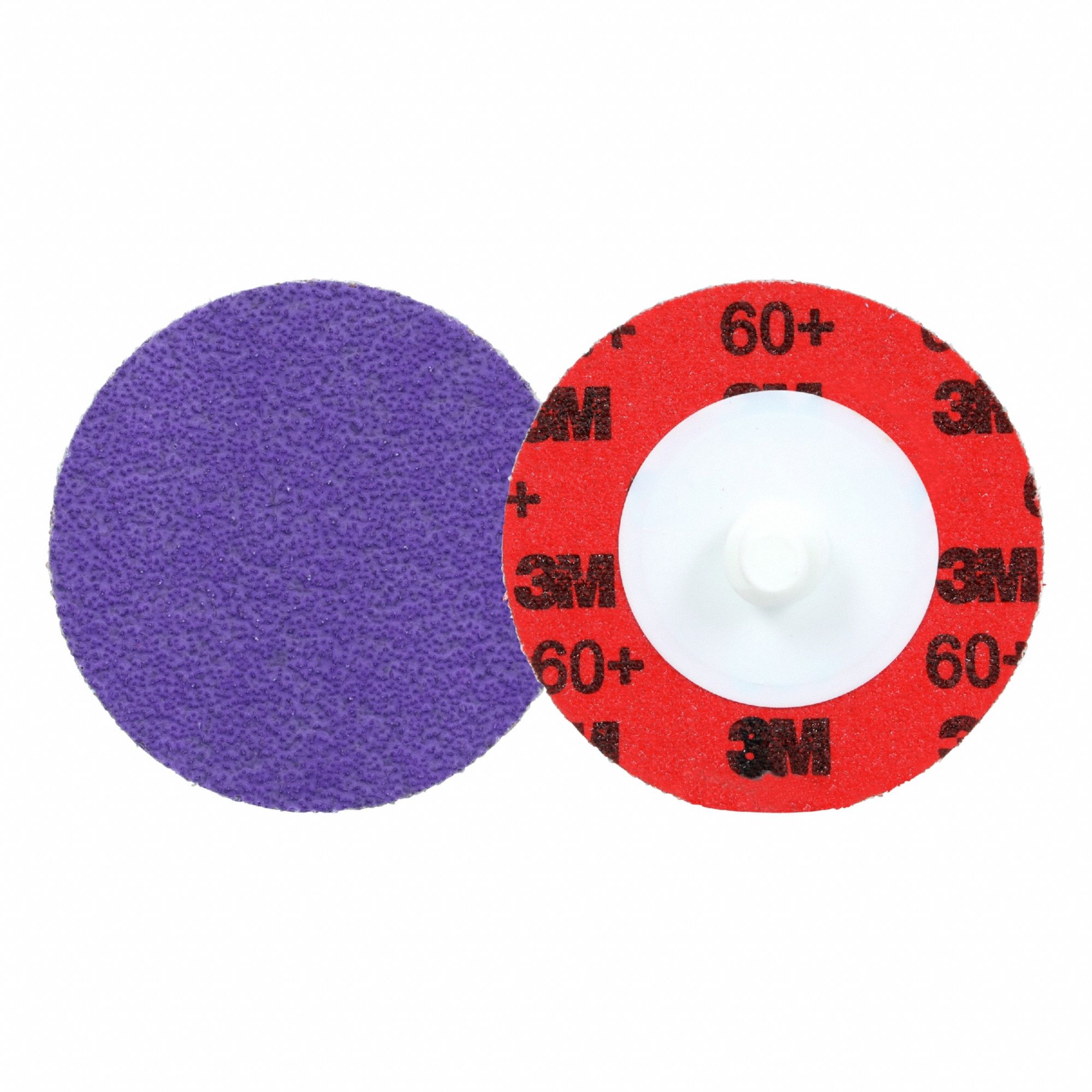 Quick-Change Disc: TR, 1-1/2", Ceramic, 60 Grit, YF Wt Polyester, 1184F, 50 PK
