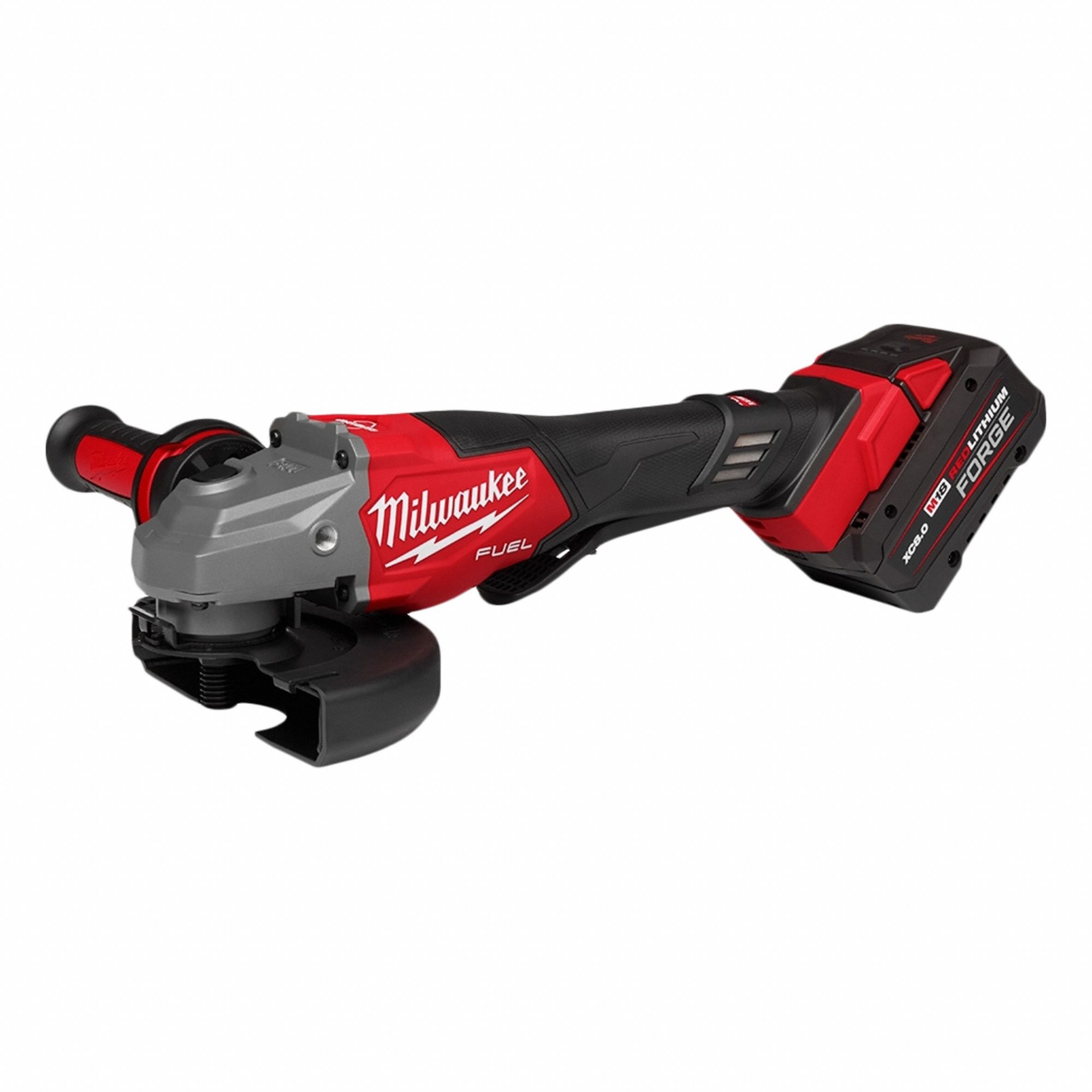 Angle Grinder: 6 in_4 1/2 in Wheel Dia, Brushless Motor, (2) 8.0 Ah, 18V DC, Std Head, M18 FUEL™
