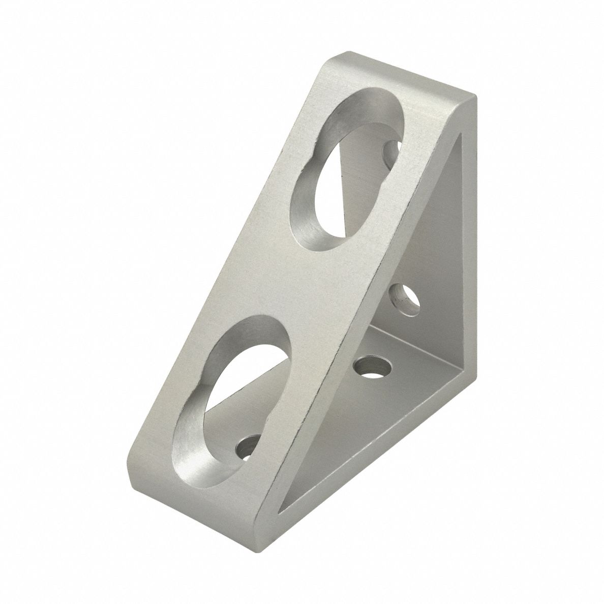 T-SlotFrmingConnectr Alum Slvr 90mm 90mm