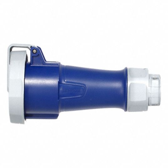 LEVITON, Blue, 250V AC, Pin and Sleeve Connector - 401PR7|320C6WLEV ...