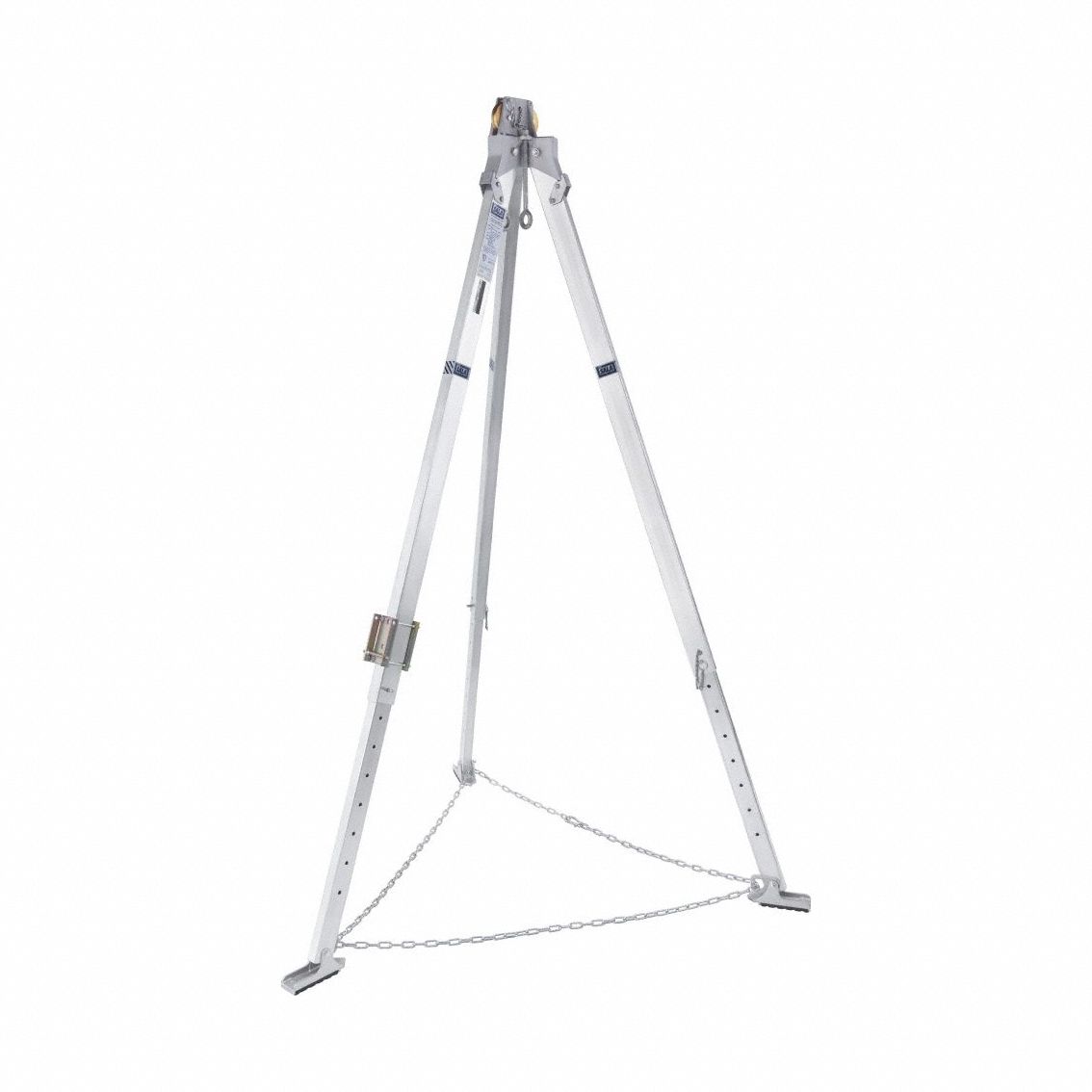 Tripod: 96 in to 9 ft Ht, 79 in to 96 in Base, 350 lb Wt Capacity, 60 ft Cable Lg