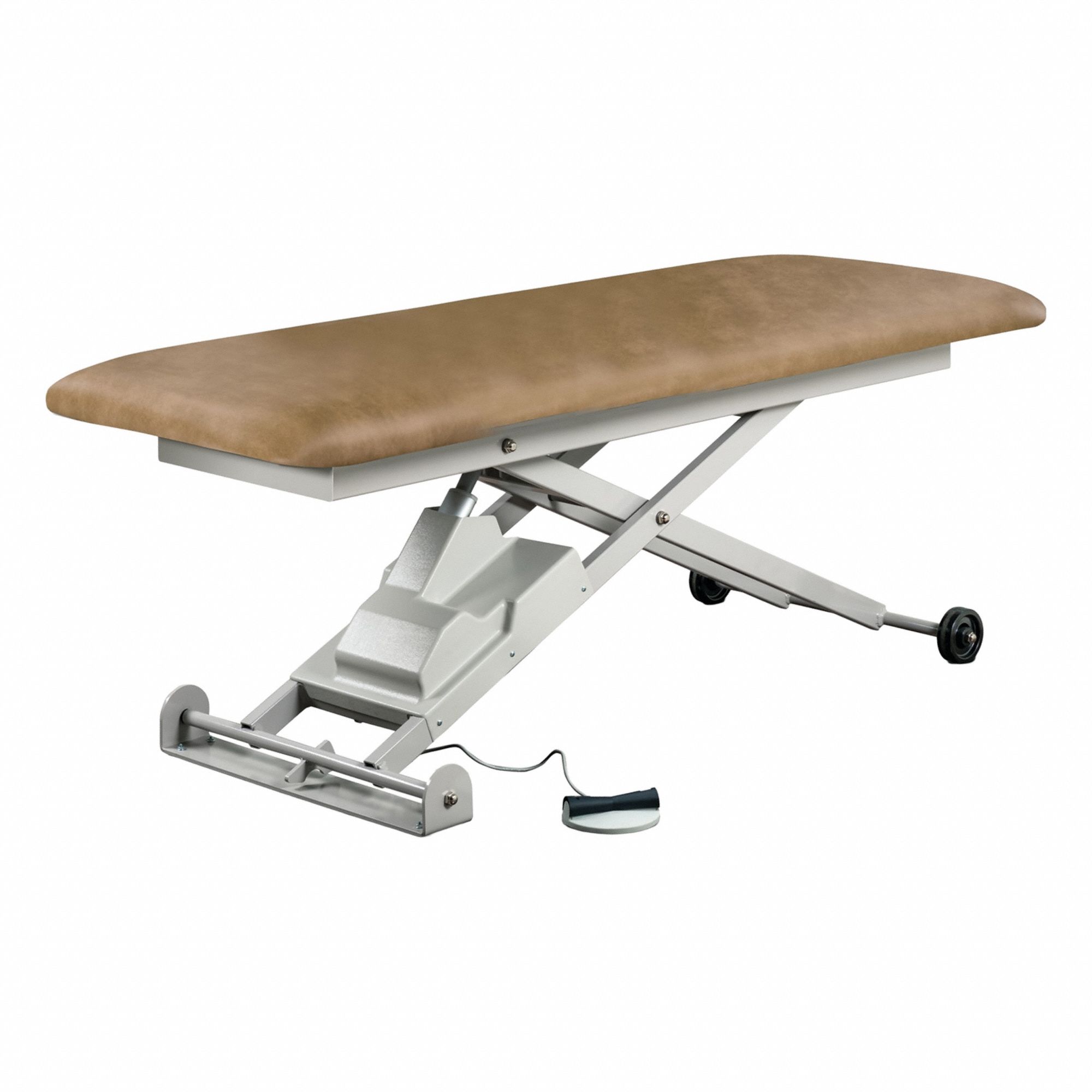 Powered Exam Table: 35 1/2 in 72 in 27 in, 35 1/2 in Overall Ht, 27 in Overall Wd, Ht