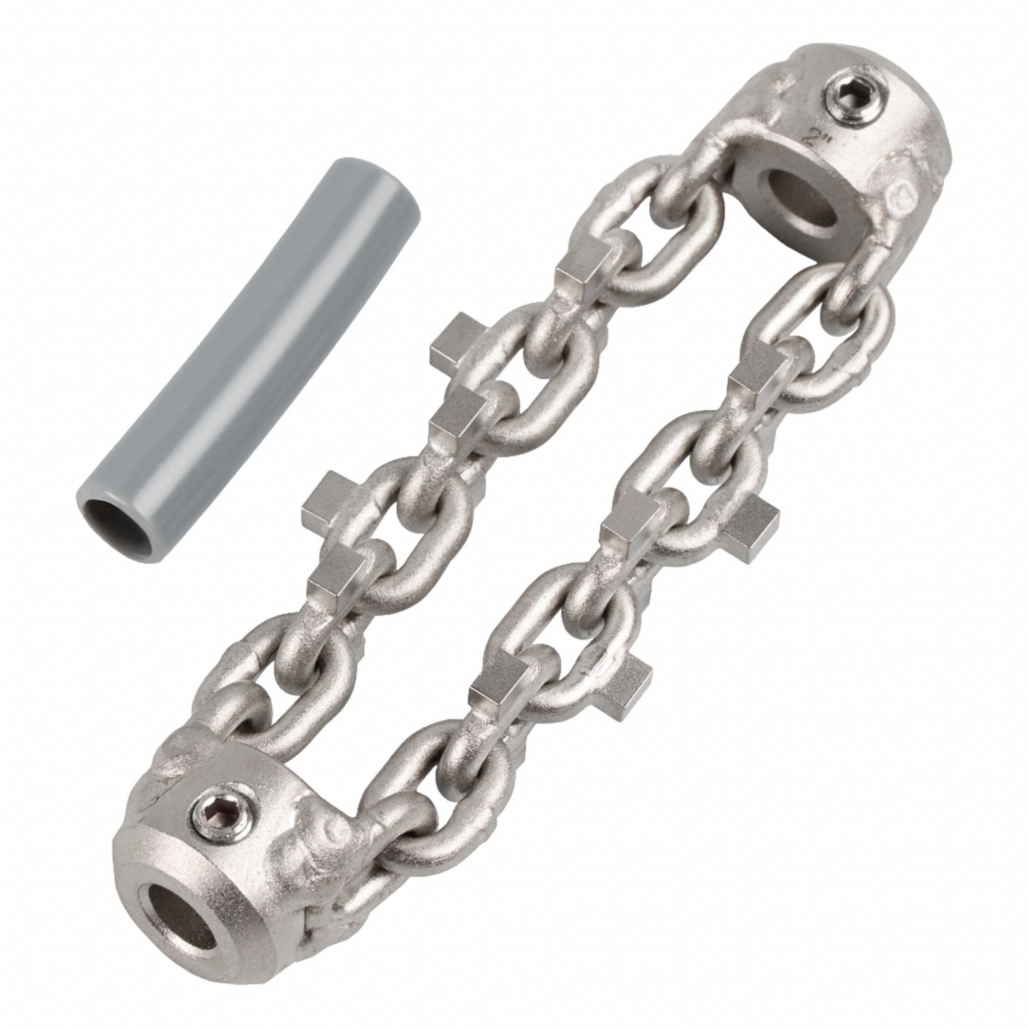 MILWAUKEE, 2 in Connection, 2 in Max. Pipe Dia., Carbide Chain Knocker ...