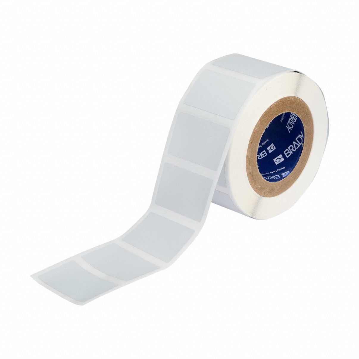 Pre-Cut Label Stock Roll: 1 3/4 in x 2 3/4 in, 1 3/4 in, Polyester, Halogen-Free/Metal Detectable
