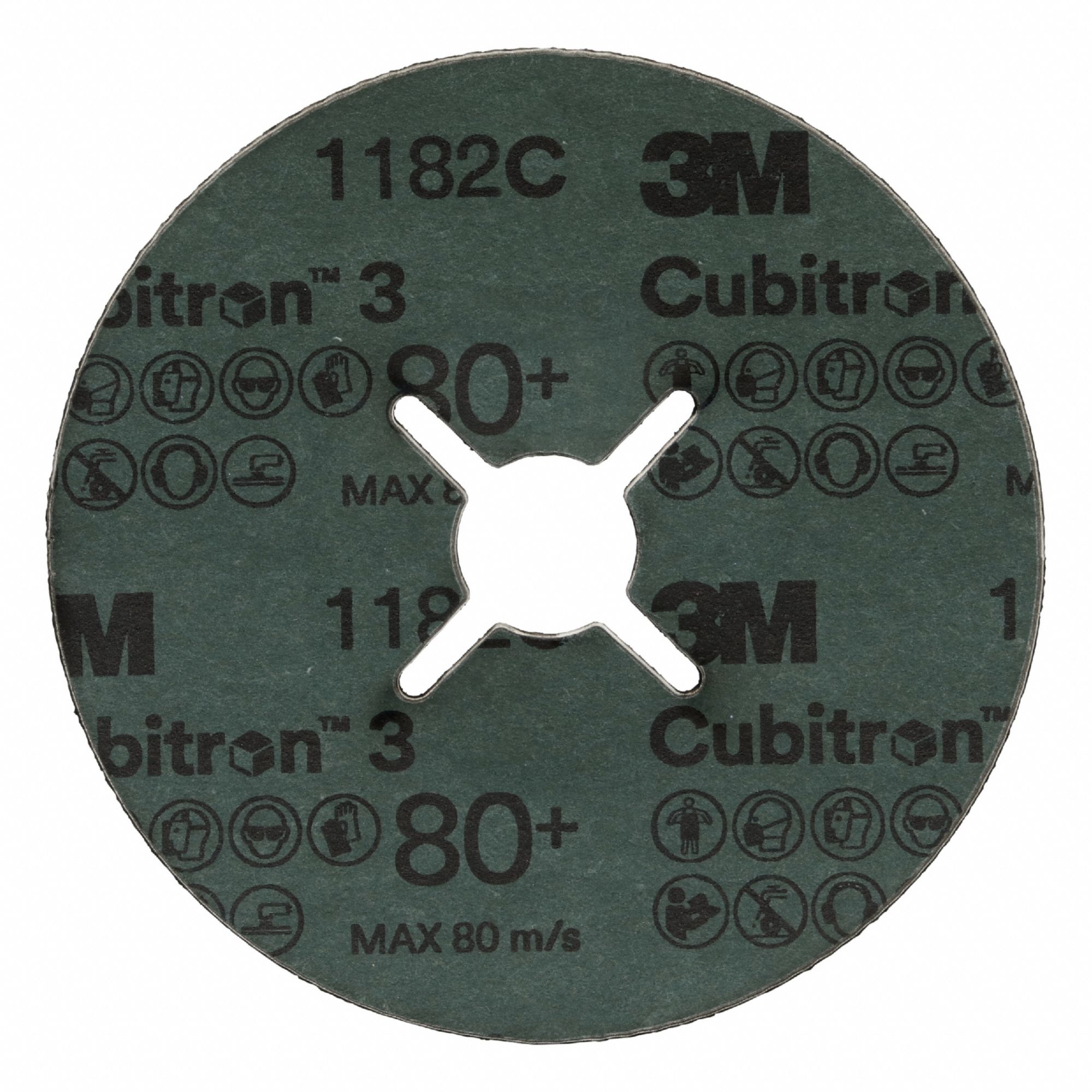 Fiber Disc: 7" x 7/8", Ceramic, 60 Grit, 1182C, 25 PK