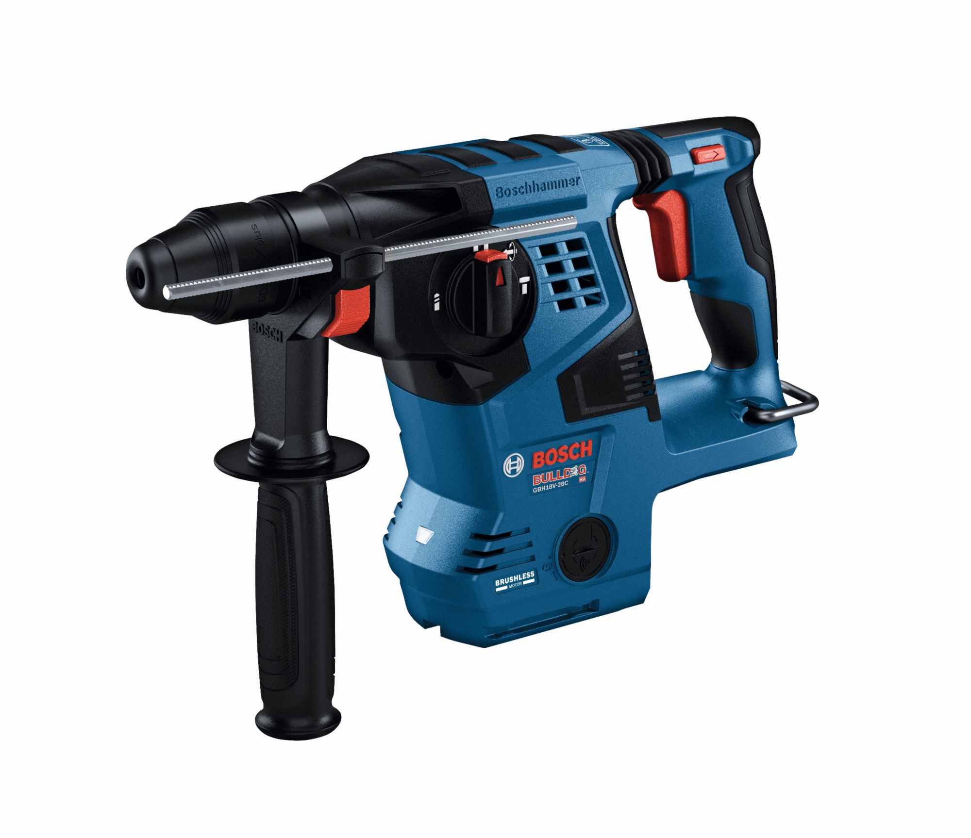 Cordless Rotary Hammer, Auxiliary, 7.3 lb