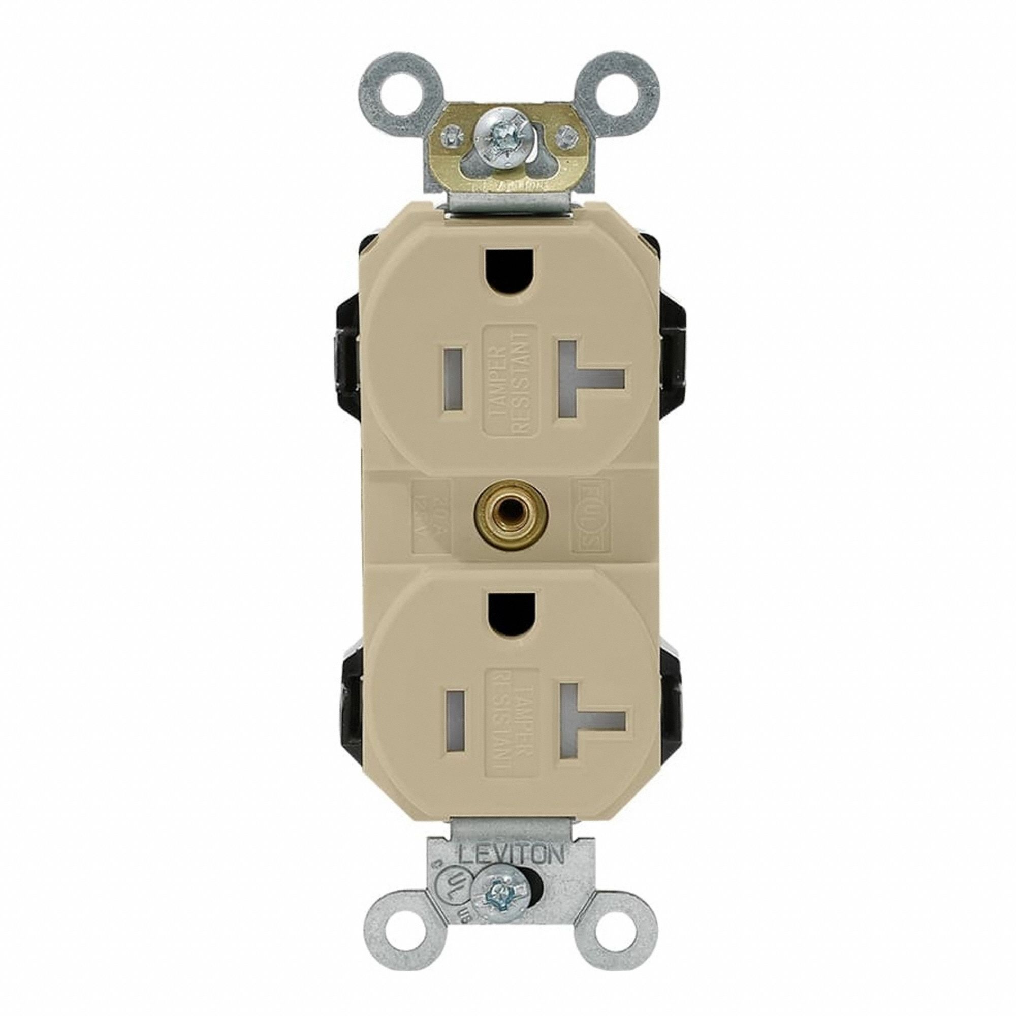 Lev-Lok Rec 20A 125V TR Ivr