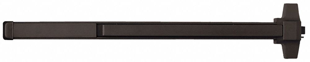 Exit Device: 36 in Max Door Wd, Bronze