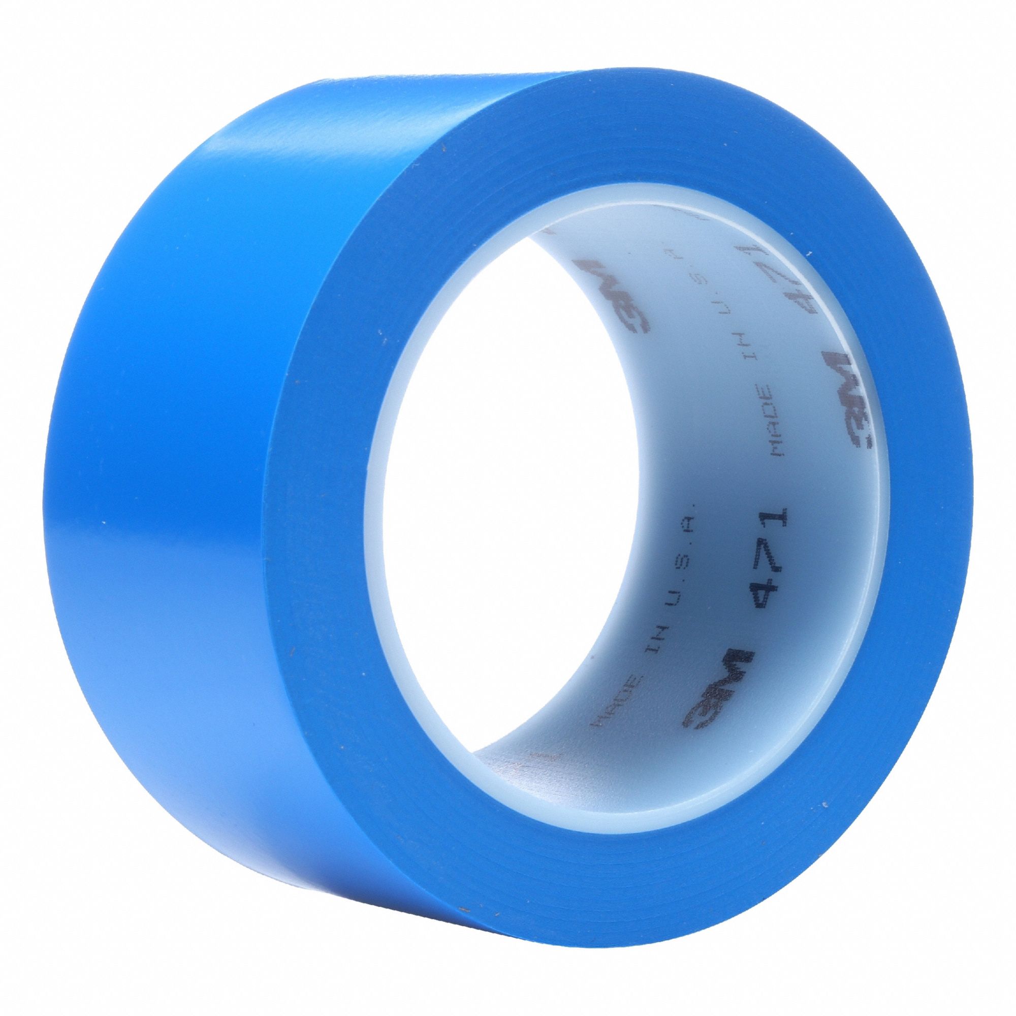 Floor Marking Tape: Gen Purpose, Solid, Blue, 2 in x 108 ft, 5.2 mil Tape Thick, 3M™