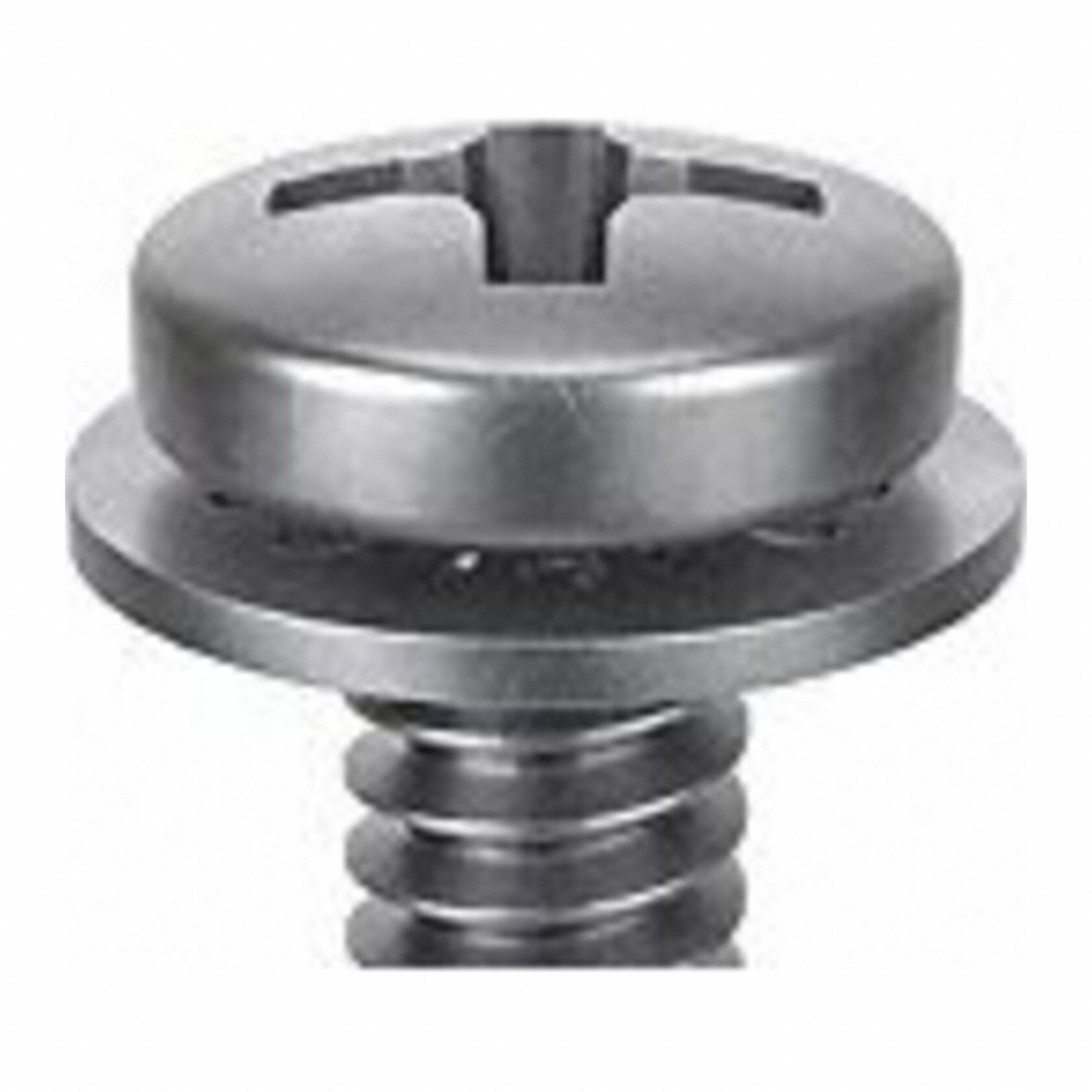 SEMS Screw: Internal Tooth, M3x0.50 Thread Size, 10 mm Lg, Stainless Steel, Passivated, Pan, 10 PK