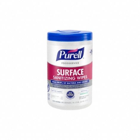 Sanitizing Wipes 110 ct Canister PK6