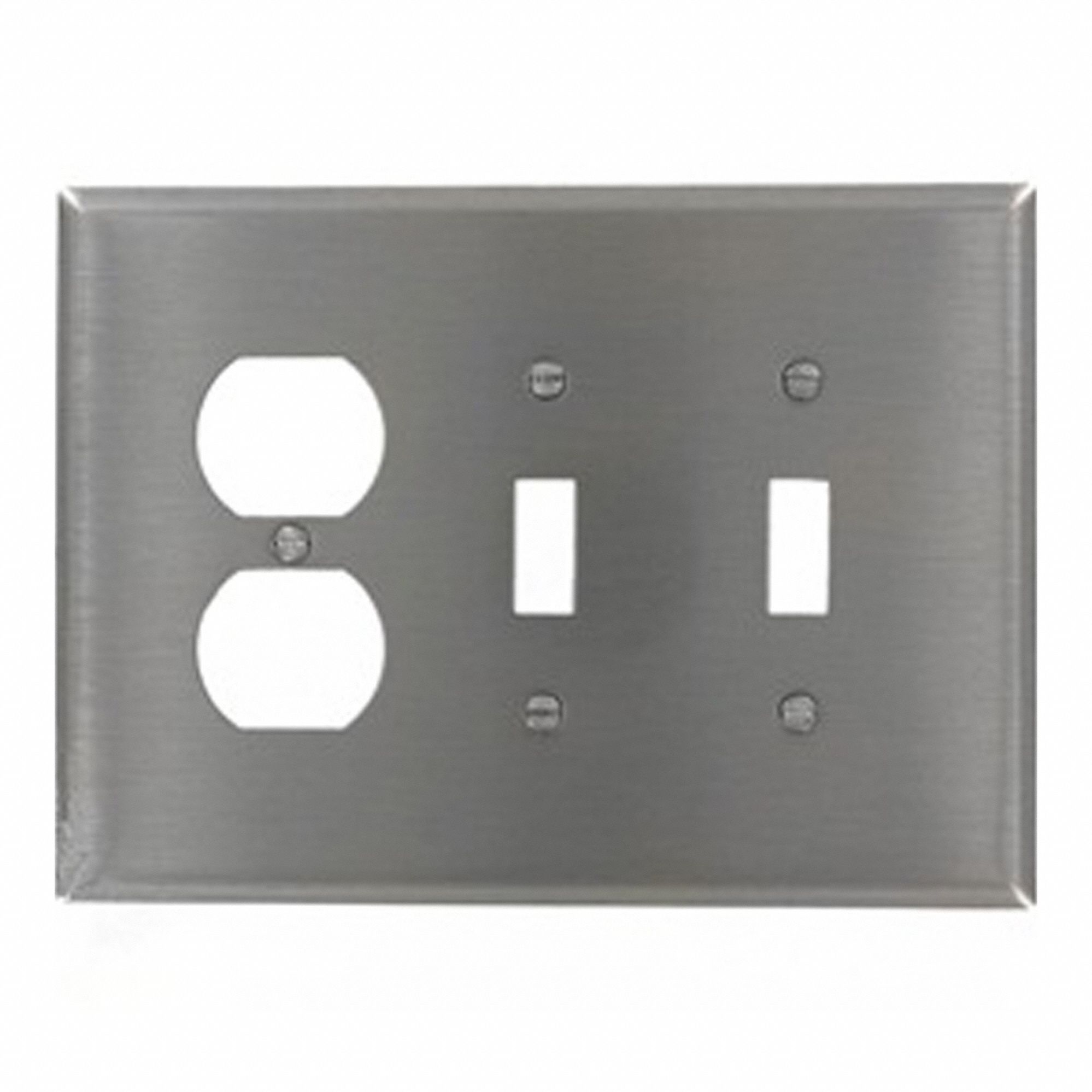 Decora 2-Toggle 1-Duplex WP OS 302SS