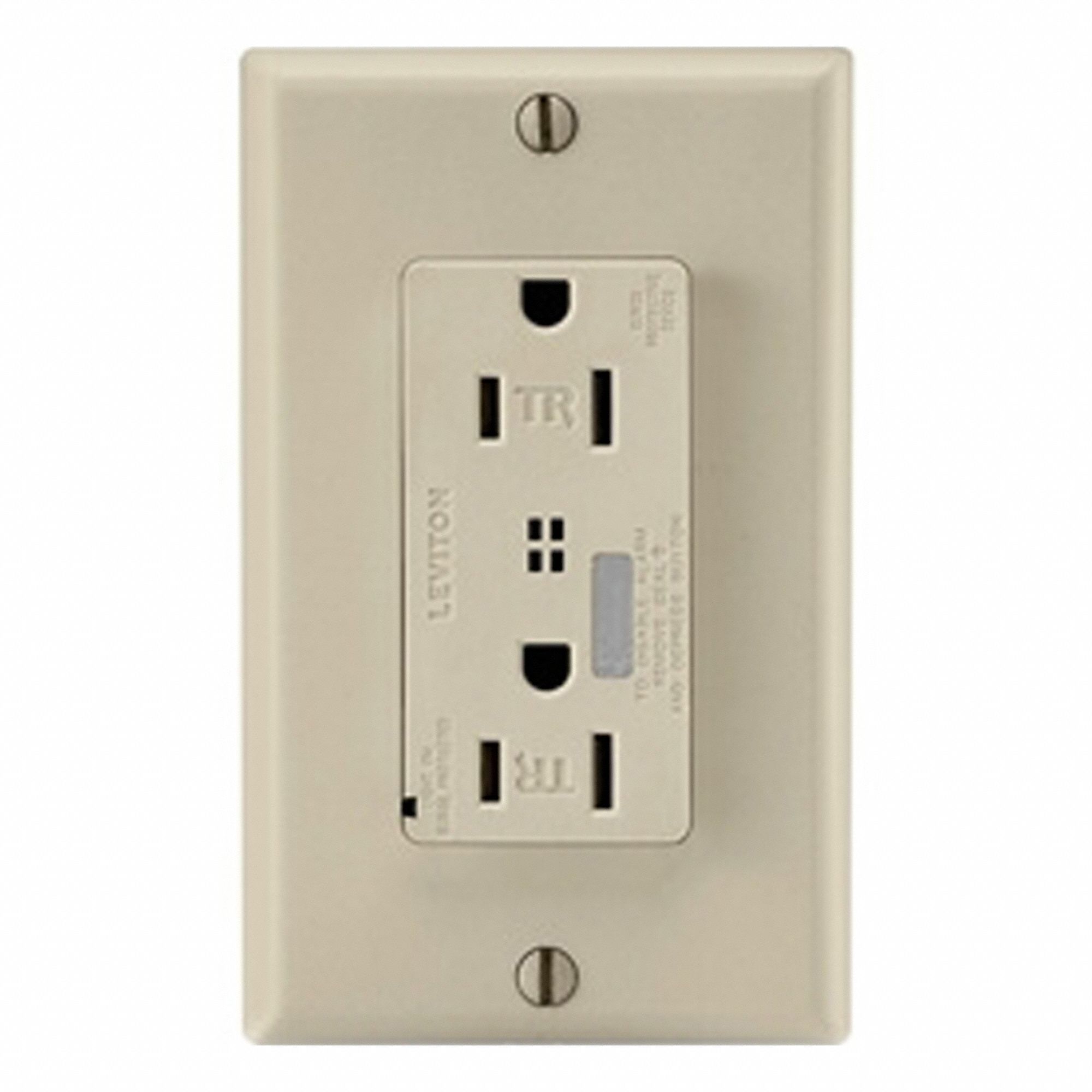Decora Plus Surge Outlet TR 15A Ivory