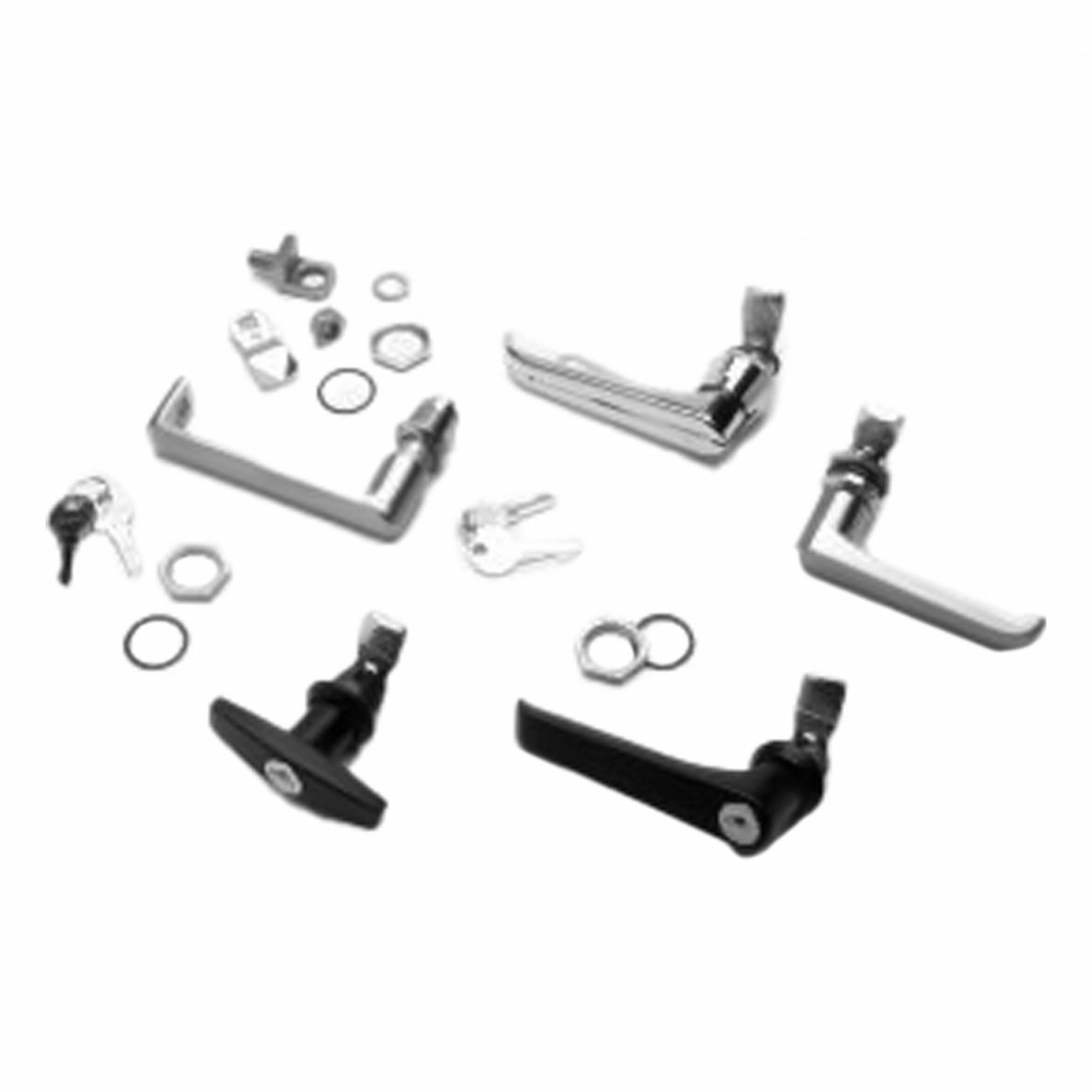 Padlock L Handle: Swing Adjustment Kit, Stainless Steel