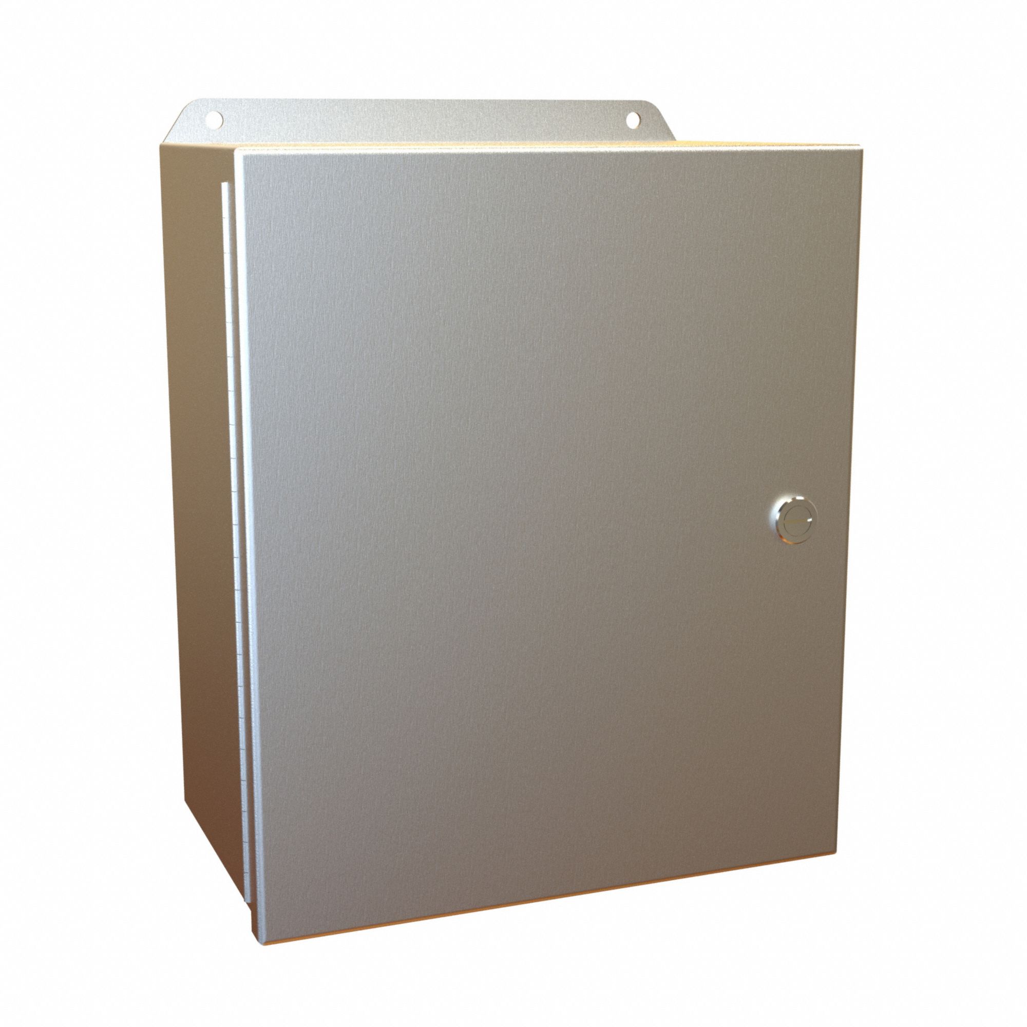 Electrical Enclosure: Aluminum, 12 in x 10 in x 6 in, NEMA 12/13/3R/4/4X, w/Panel, Hinged