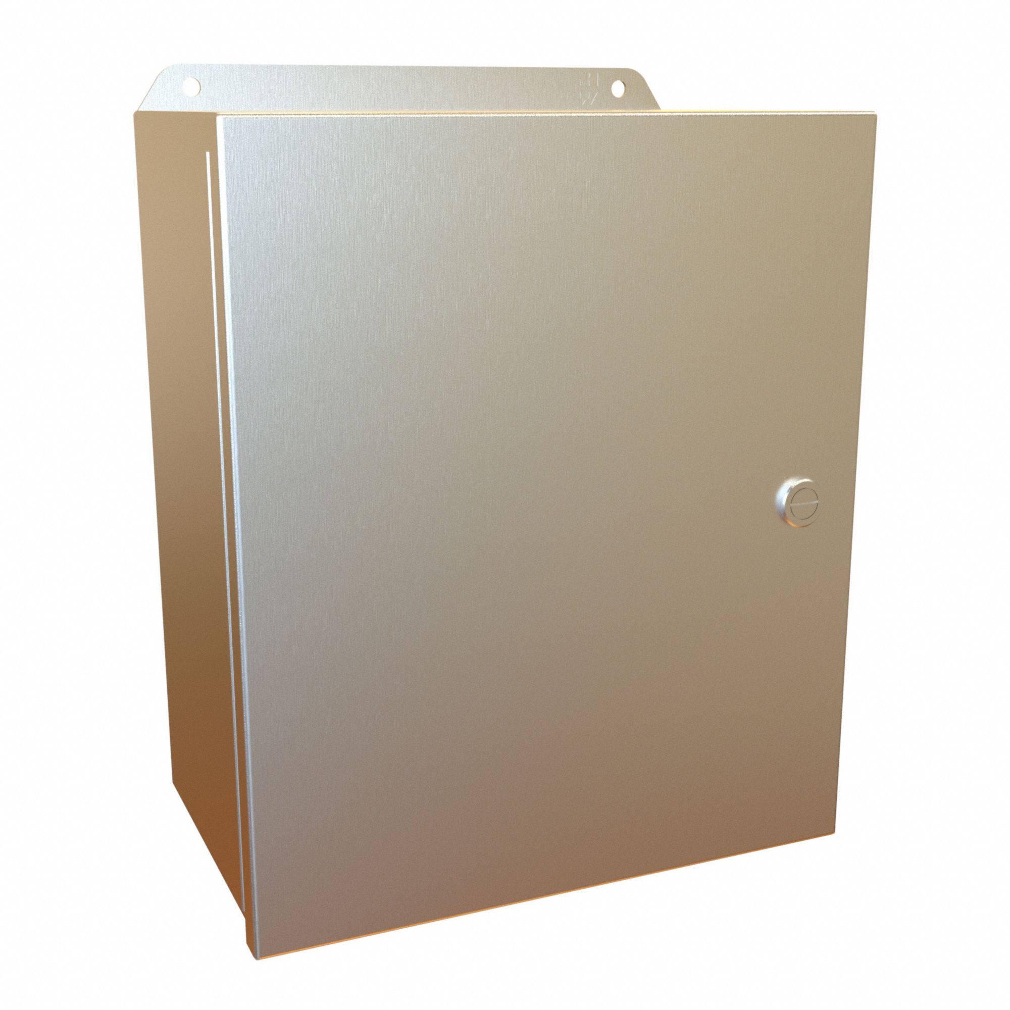 Electrical Enclosure: Stainless Steel, 12 in x 10 in x 6 in, NEMA 12/13/3R/4/4X, w/Panel