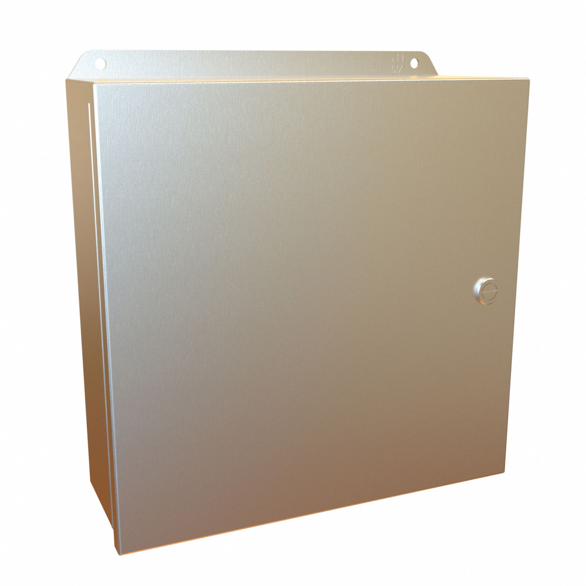 Electrical Enclosure: Stainless Steel, 12 in x 12 in x 4 in, NEMA 12/13/3R/4/4X, w/Panel