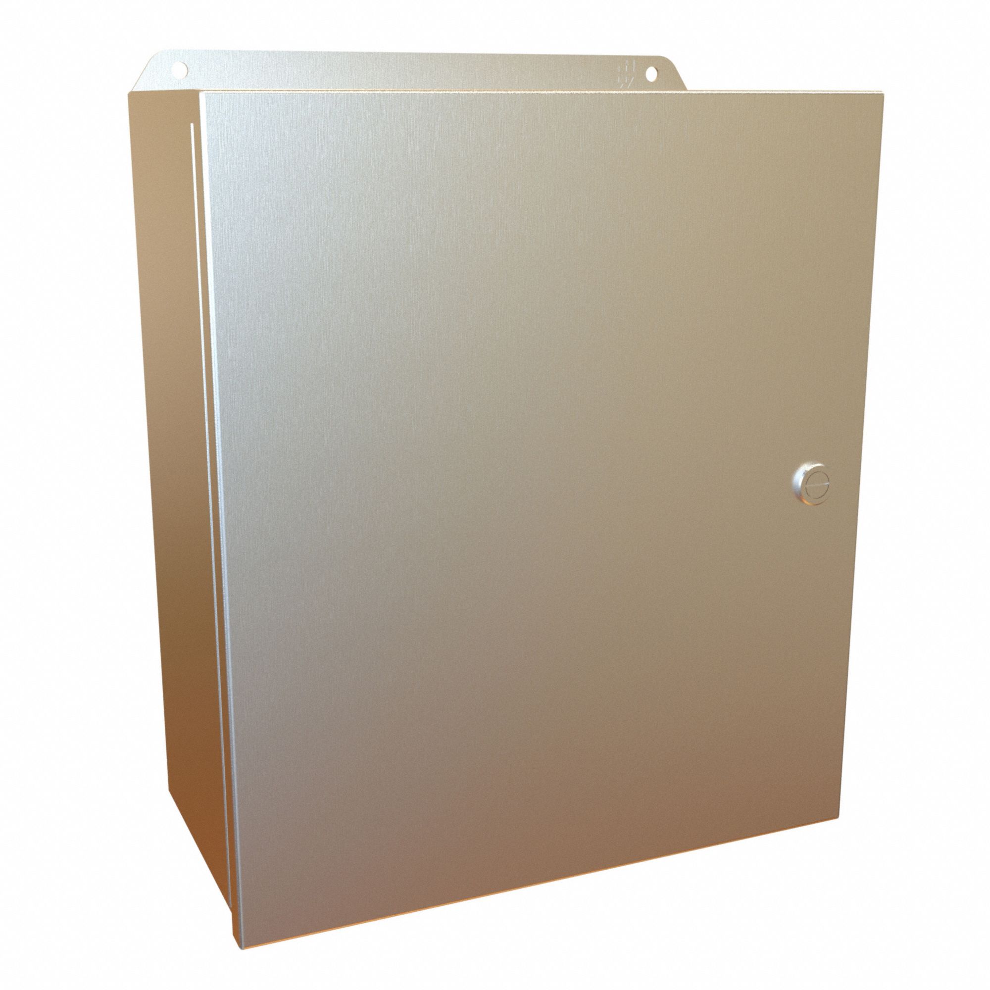 Electrical Enclosure: Stainless Steel, 14 in x 12 in x 6 in, NEMA 12/13/3R/4/4X, w/Panel