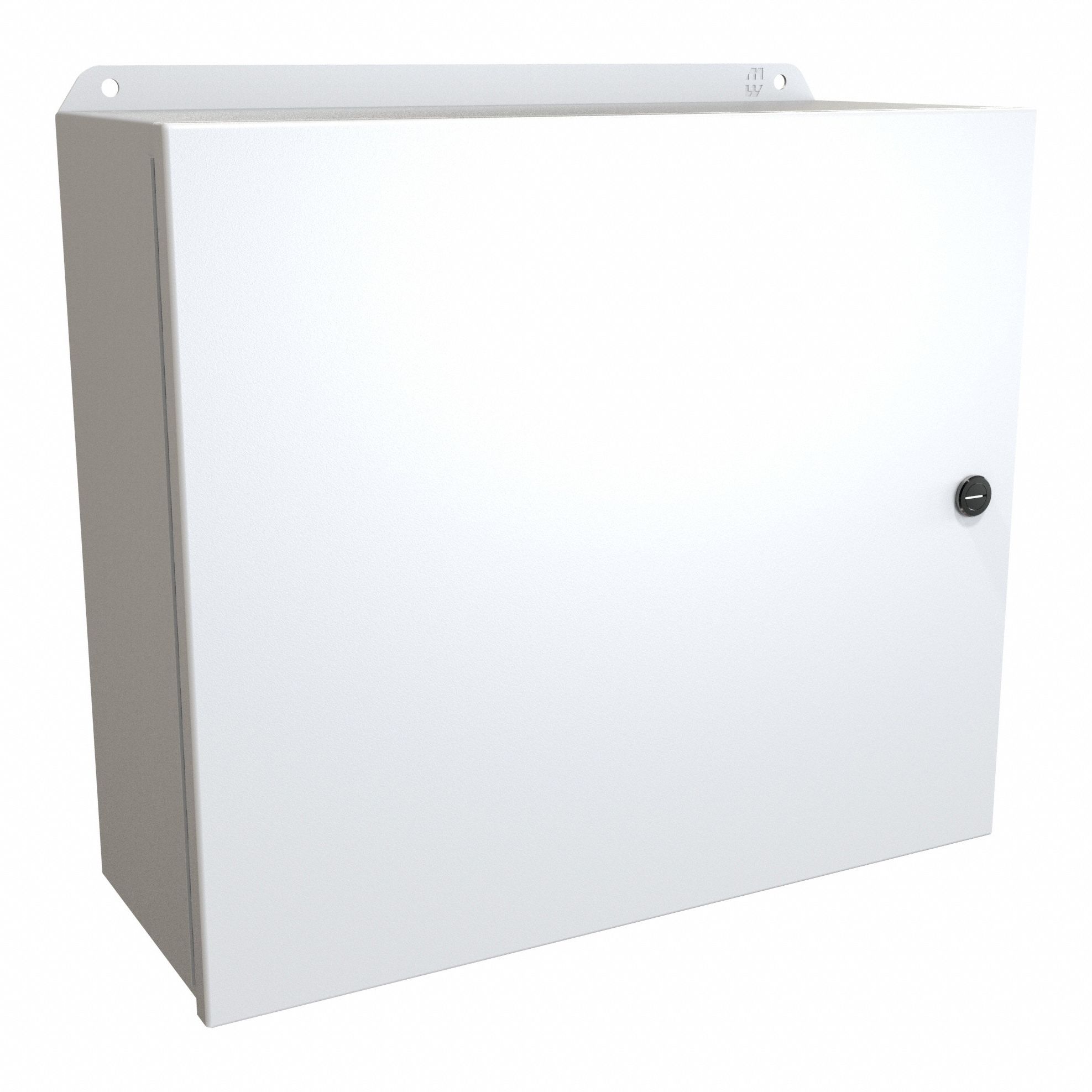 Electrical Enclosure: Steel, 14 in x 16 in x 6 in, NEMA 12/13/3R/4, w/Panel, Solid Cover