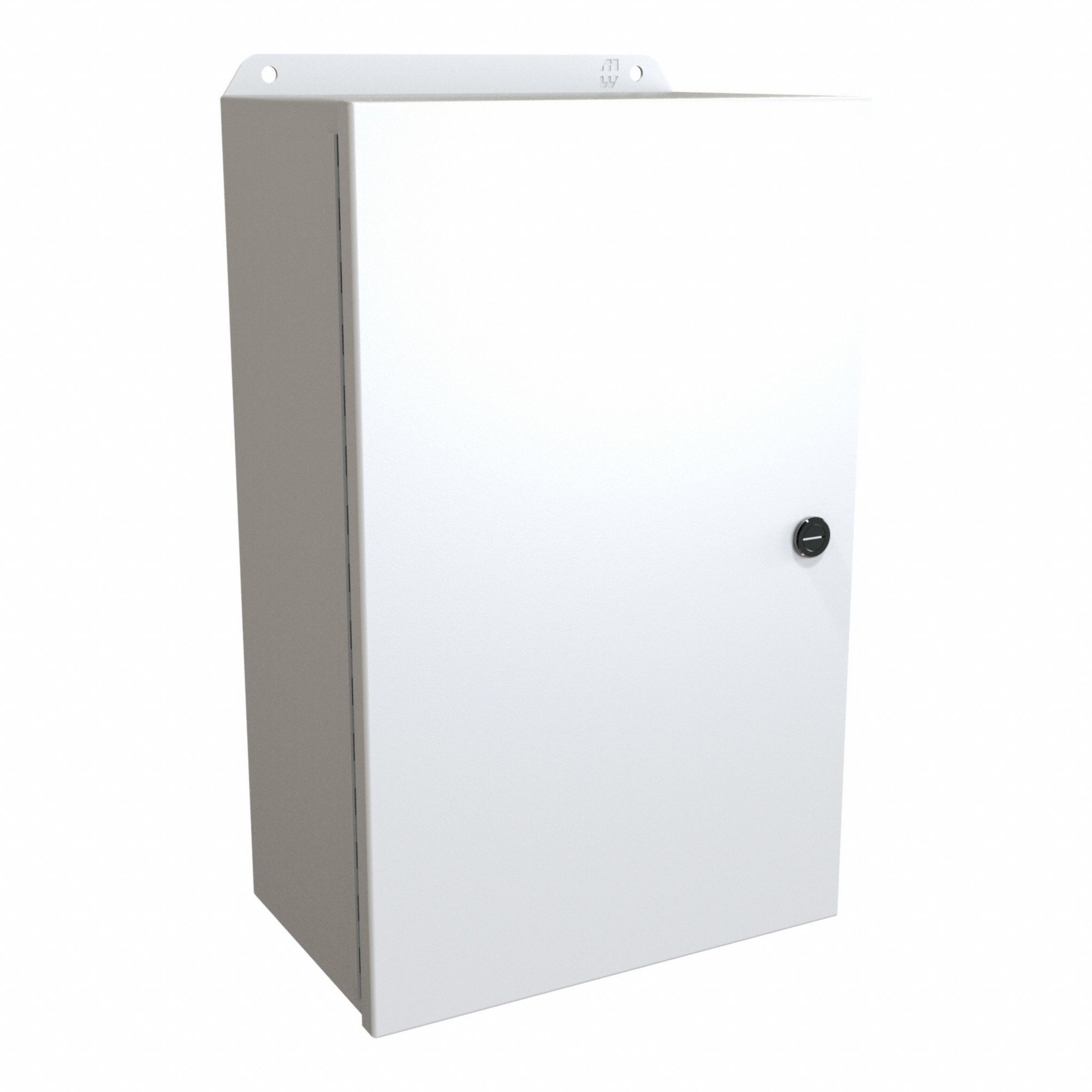 Electrical Enclosure: Steel, 16 in x 10 in x 6 in, NEMA 12/13/3R/4, w/Panel, Solid Cover