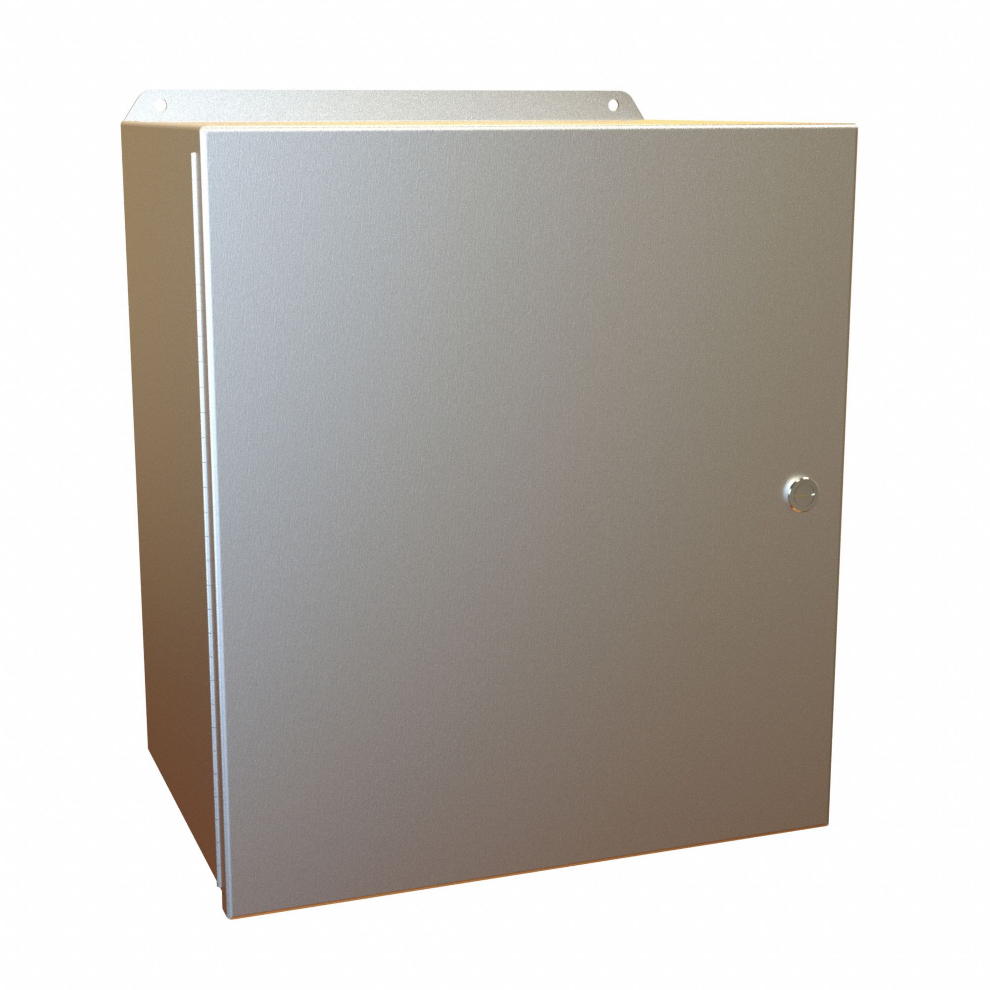 Electrical Enclosure: Aluminum, 16 in x 14 in x 10 in, NEMA 12/13/3R/4/4X, w/Panel, Hinged