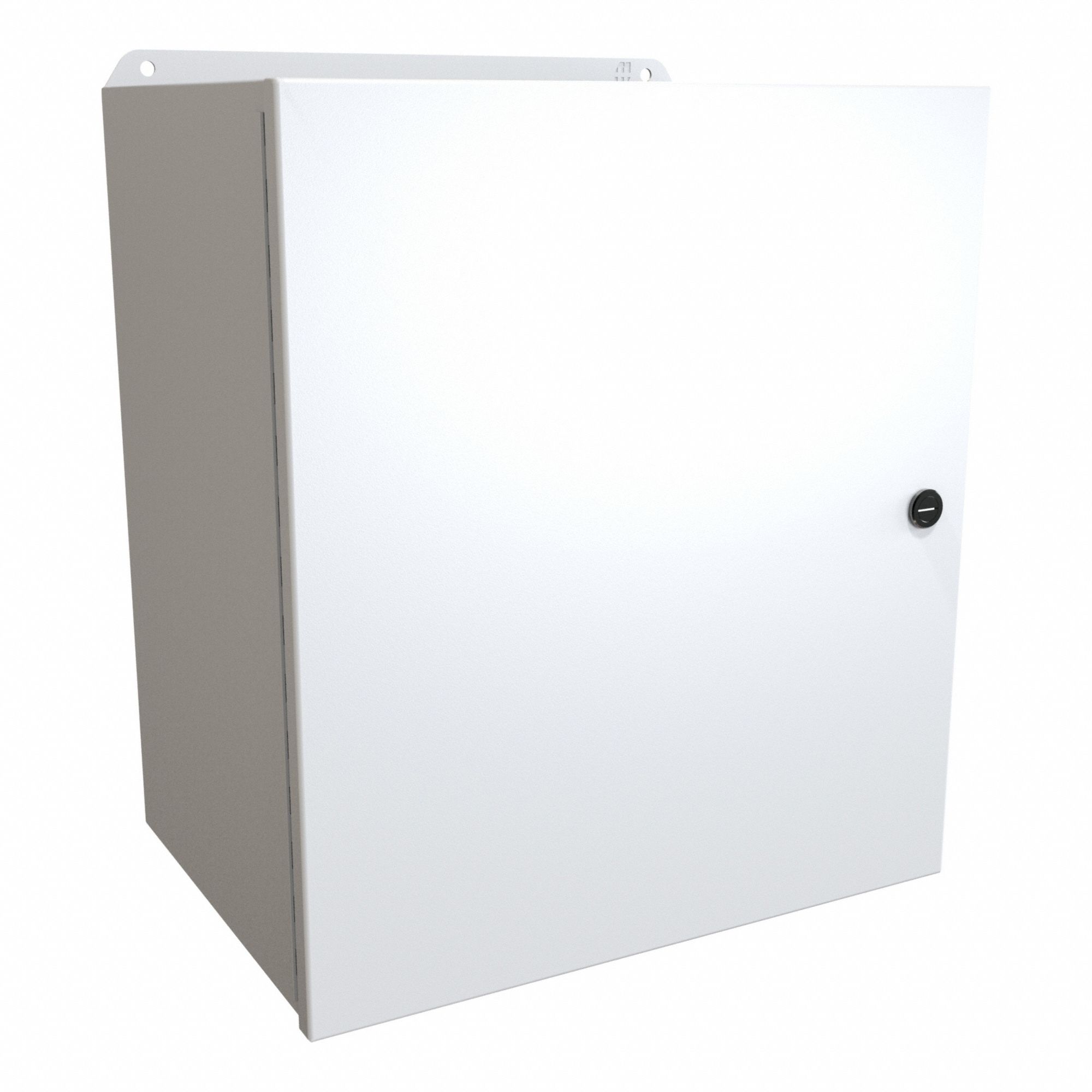 Electrical Enclosure: Steel, 16 in x 14 in x 10 in, NEMA 12/13/3R/4, w/Panel, Solid Cover