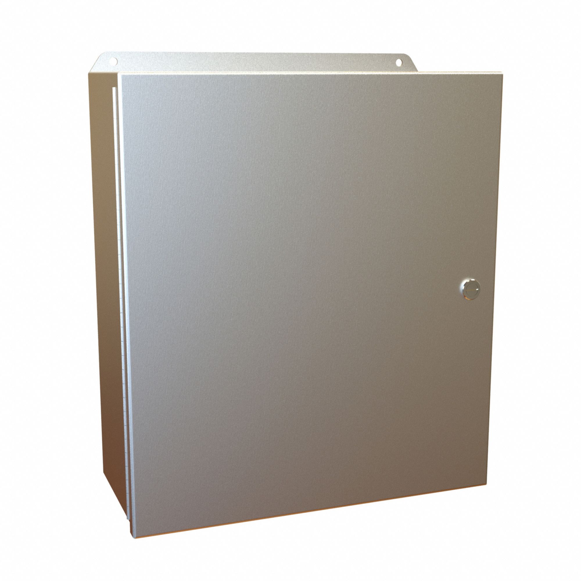 Electrical Enclosure: Aluminum, 16 in x 14 in x 6 in, NEMA 12/13/3R/4/4X, w/Panel, Hinged
