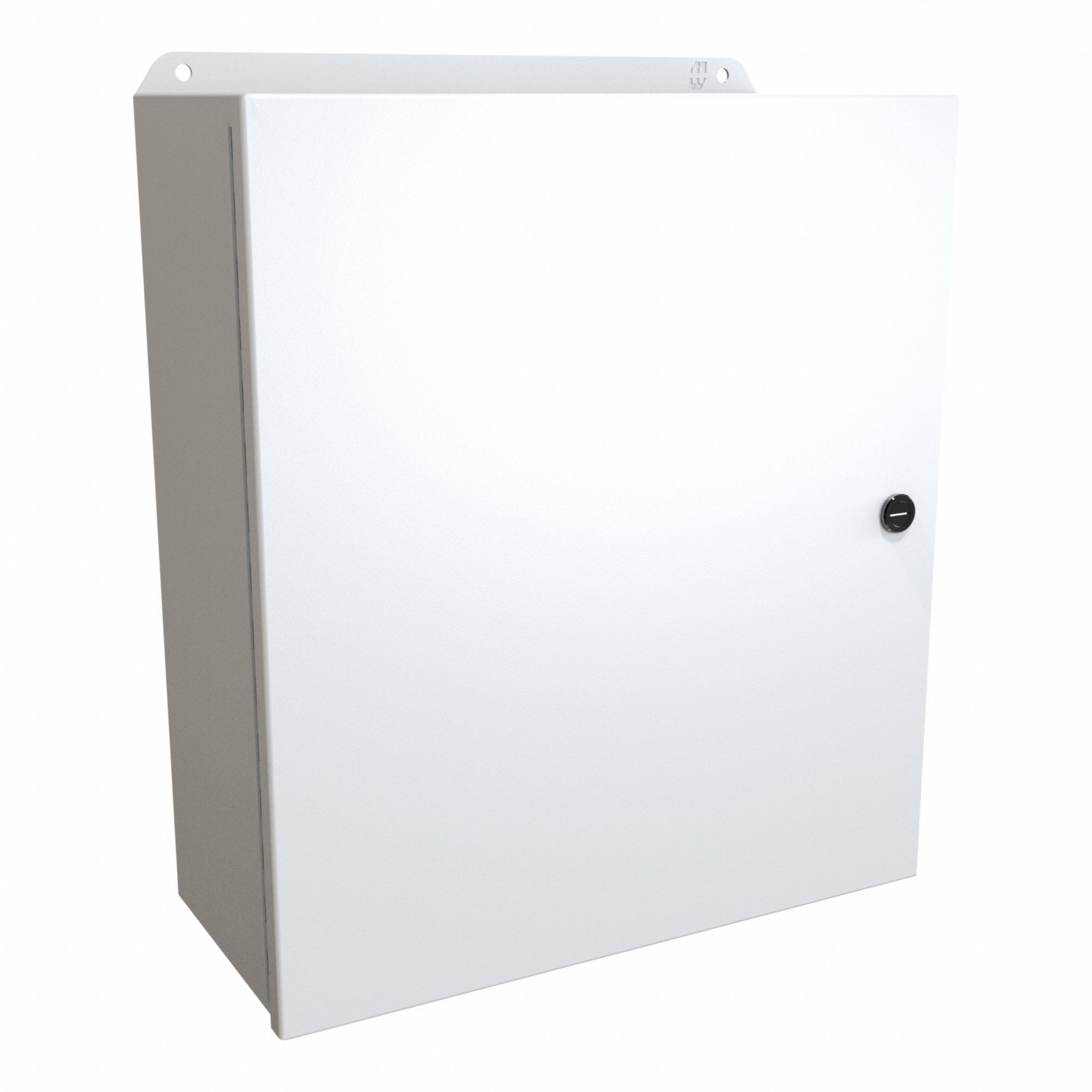 Electrical Enclosure: Steel, 16 in x 14 in x 6 in, NEMA 12/13/3R/4, w/Panel, Solid Cover
