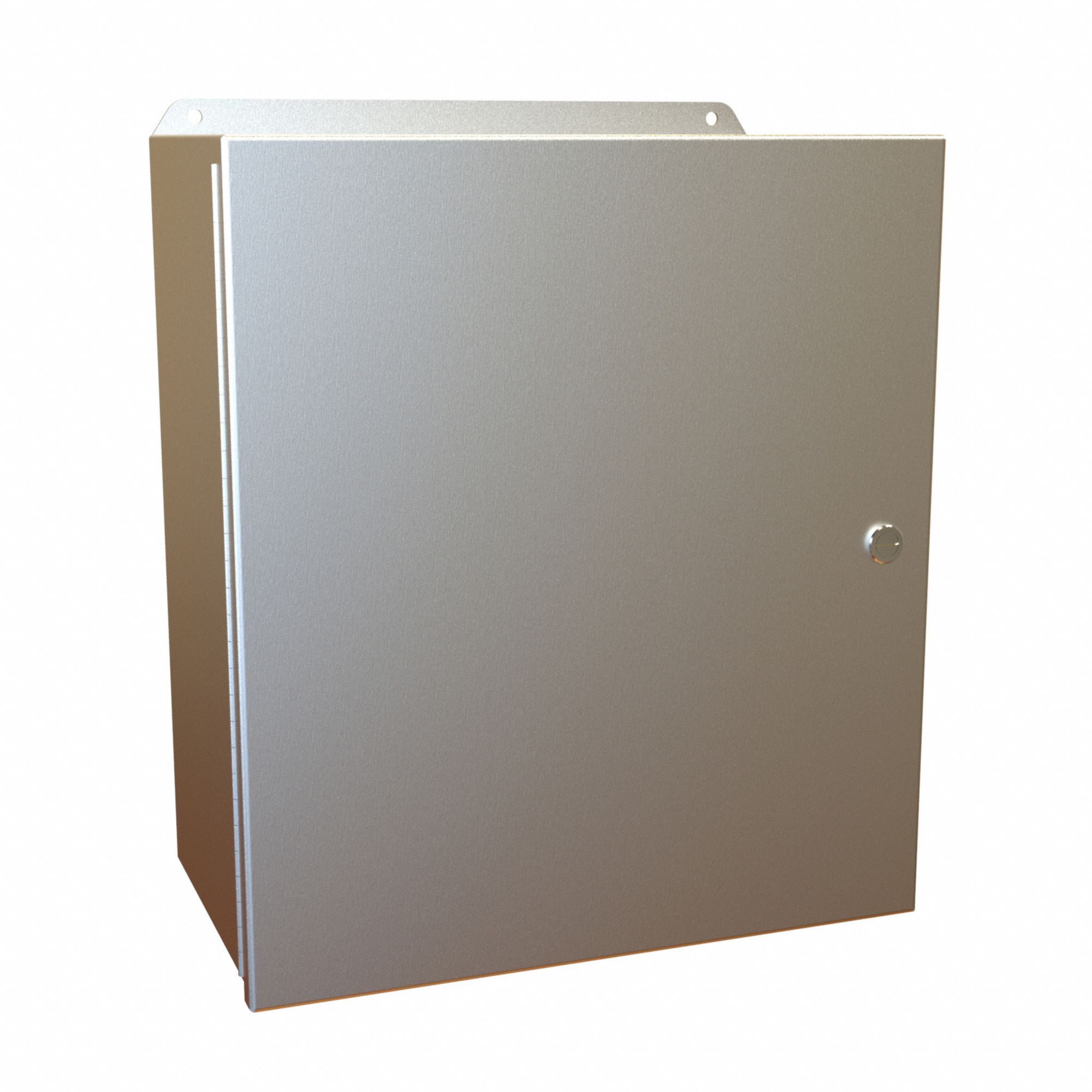 Electrical Enclosure: Aluminum, 16 in x 14 in x 8 in, NEMA 12/13/3R/4/4X, w/Panel, Hinged