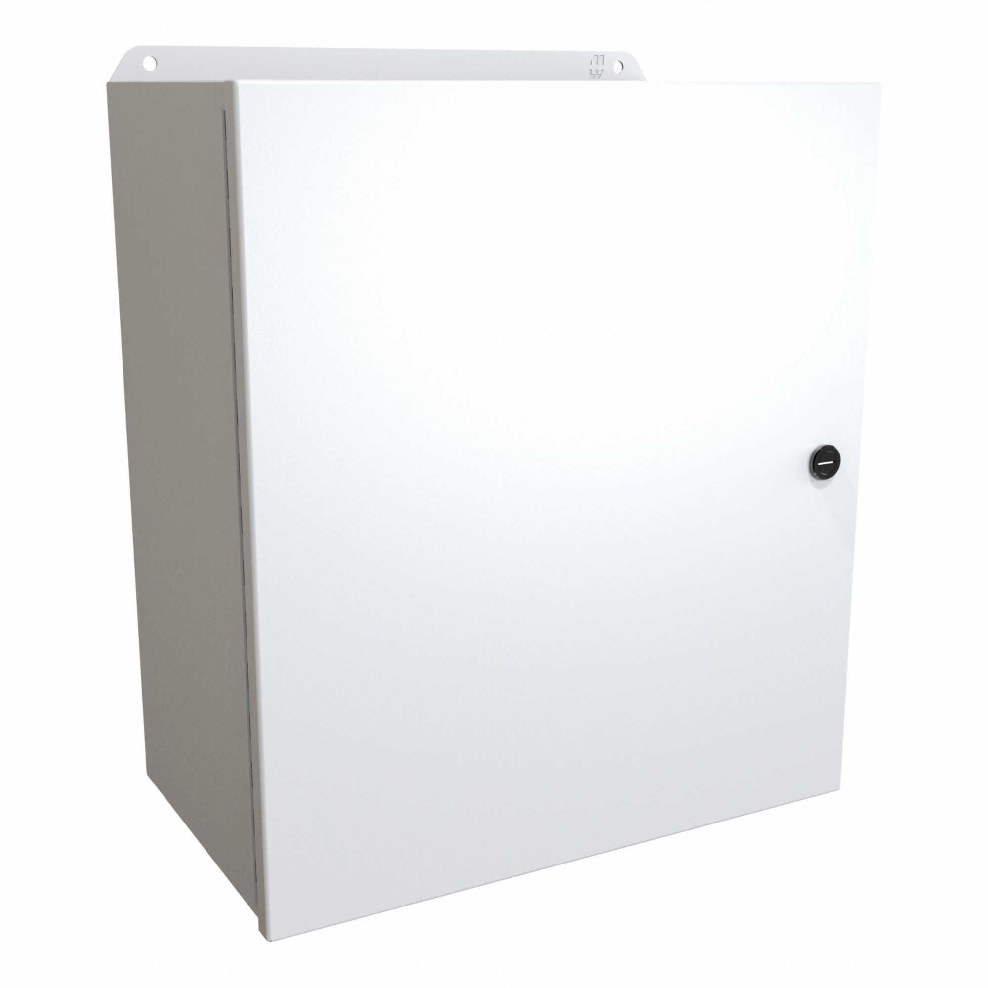 Electrical Enclosure: Steel, 16 in x 14 in x 8 in, NEMA 12/13/3R/4, w/Panel, Solid Cover