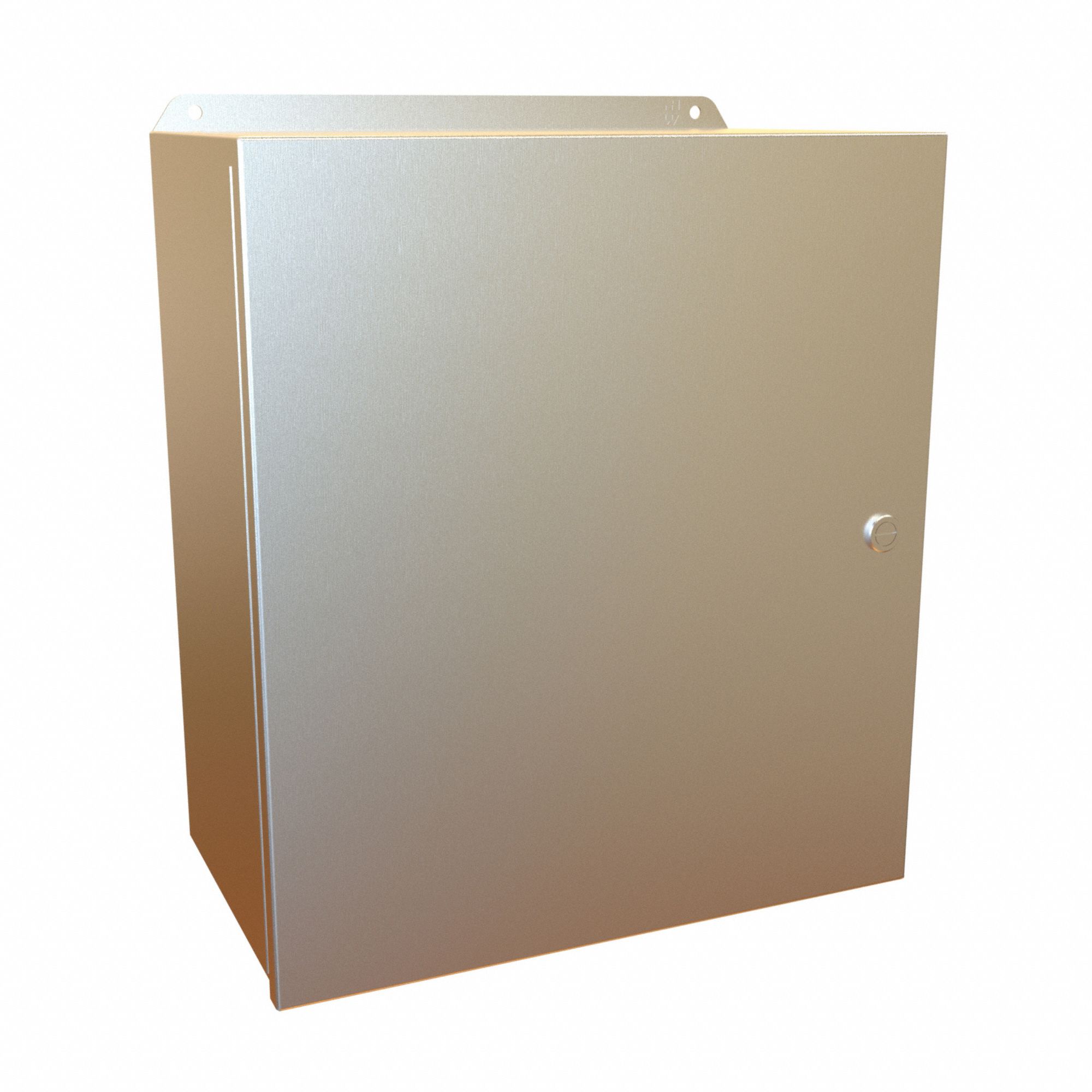 Electrical Enclosure: Stainless Steel, 16 in x 14 in x 8 in, NEMA 12/13/3R/4/4X, w/Panel