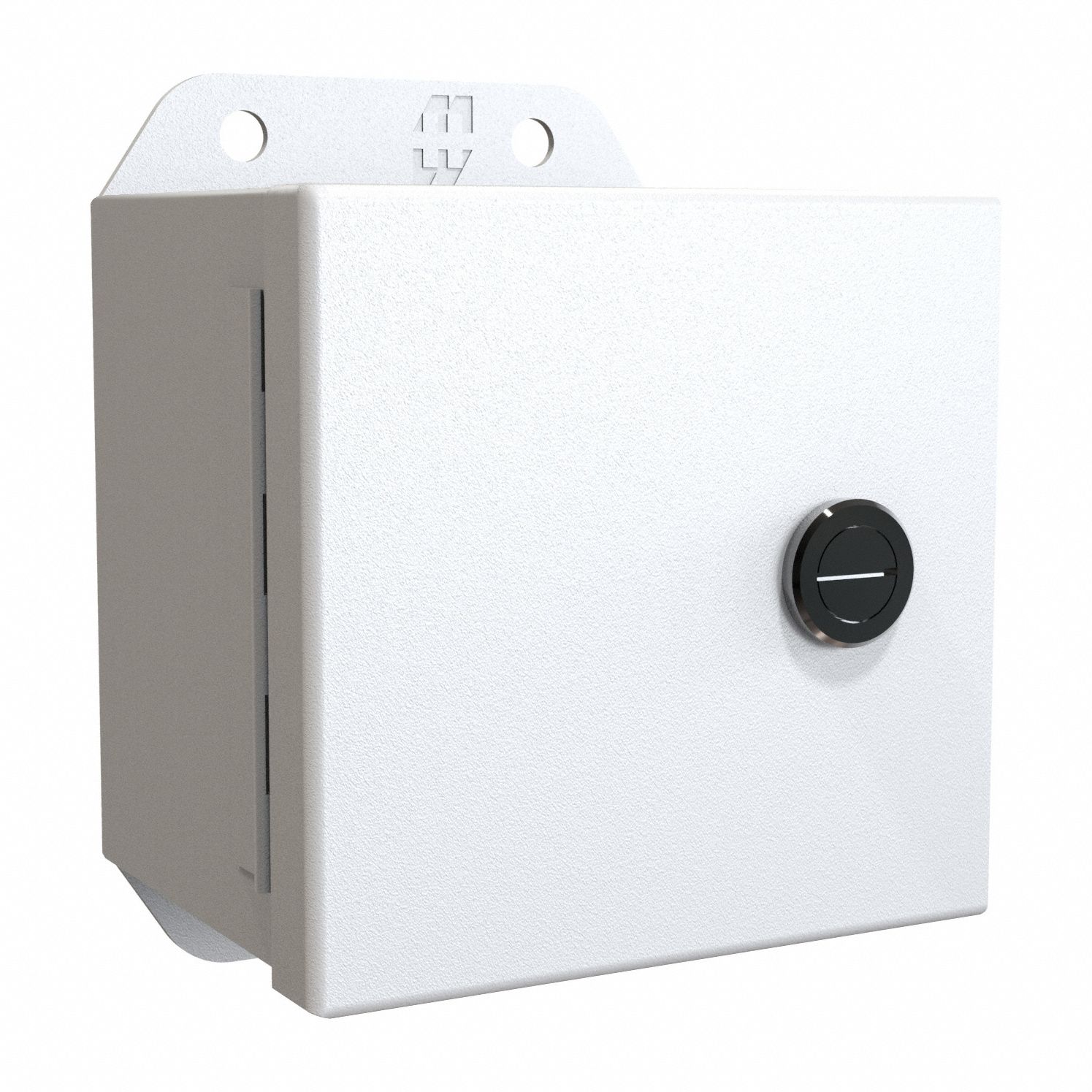Electrical Enclosure: Steel, 4 in x 4 in x 3 in, NEMA 12/13/3R/4, w/Panel, Solid Cover, IP66