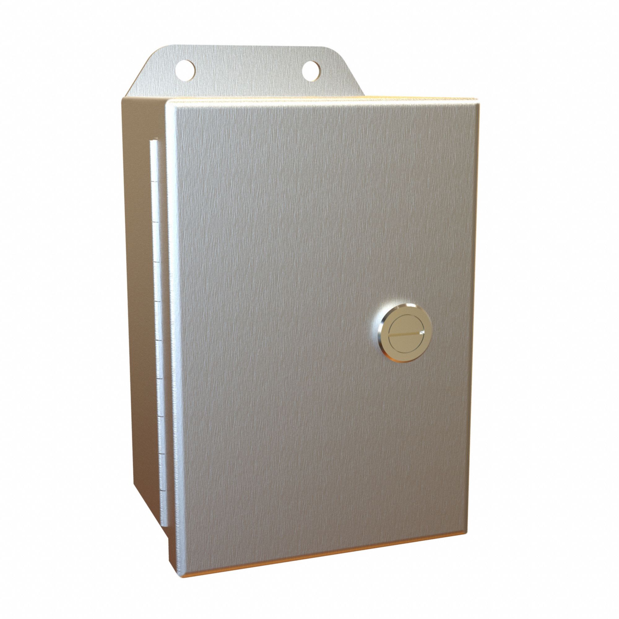 Electrical Enclosure: Aluminum, 6 in x 4 in x 3 in, NEMA 12/13/3R/4/4X, w/Panel, Solid Cover